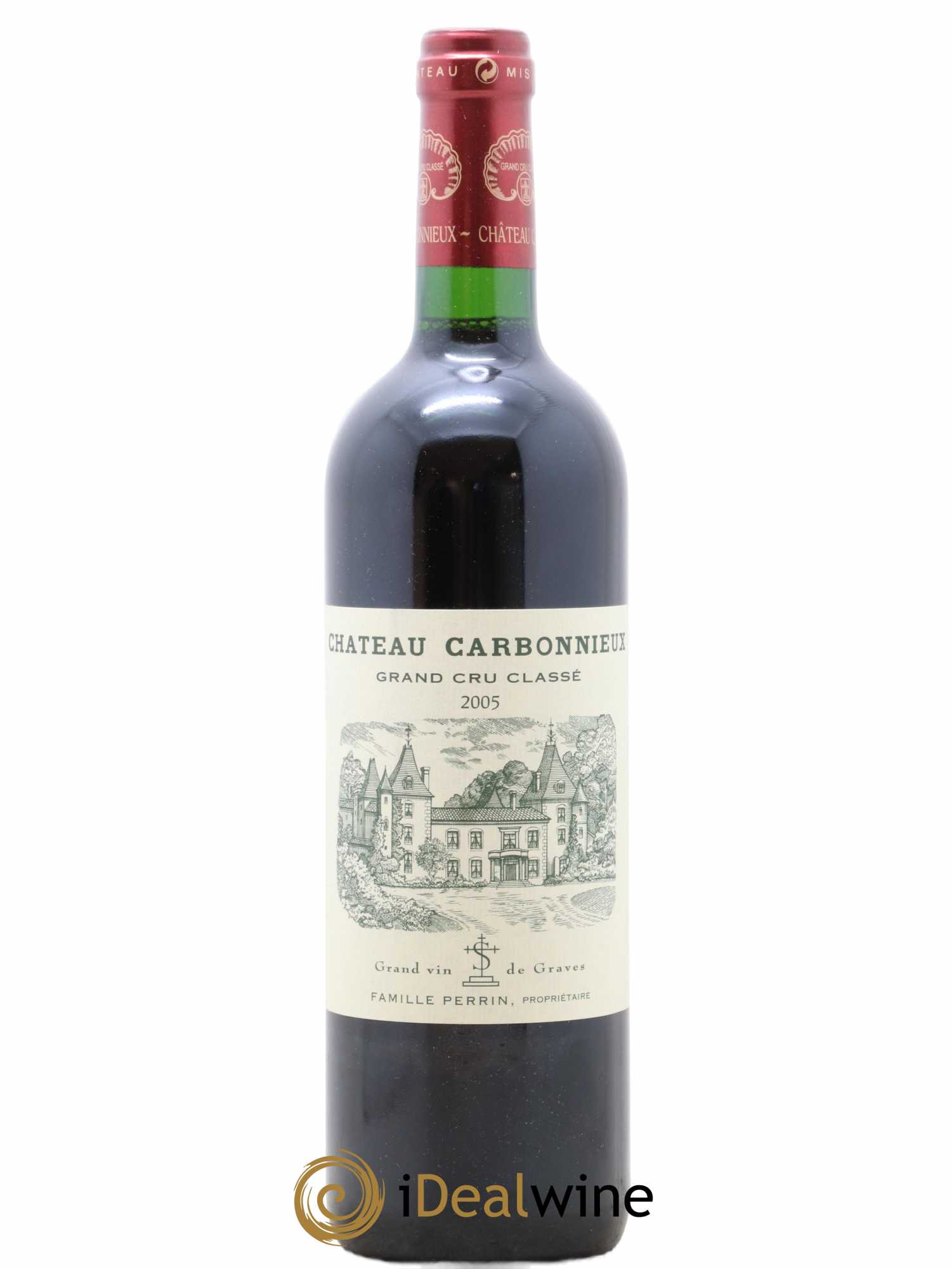Château Carbonnieux Cru Classé de Graves 2005 - Lot de 1 bouteille - 0