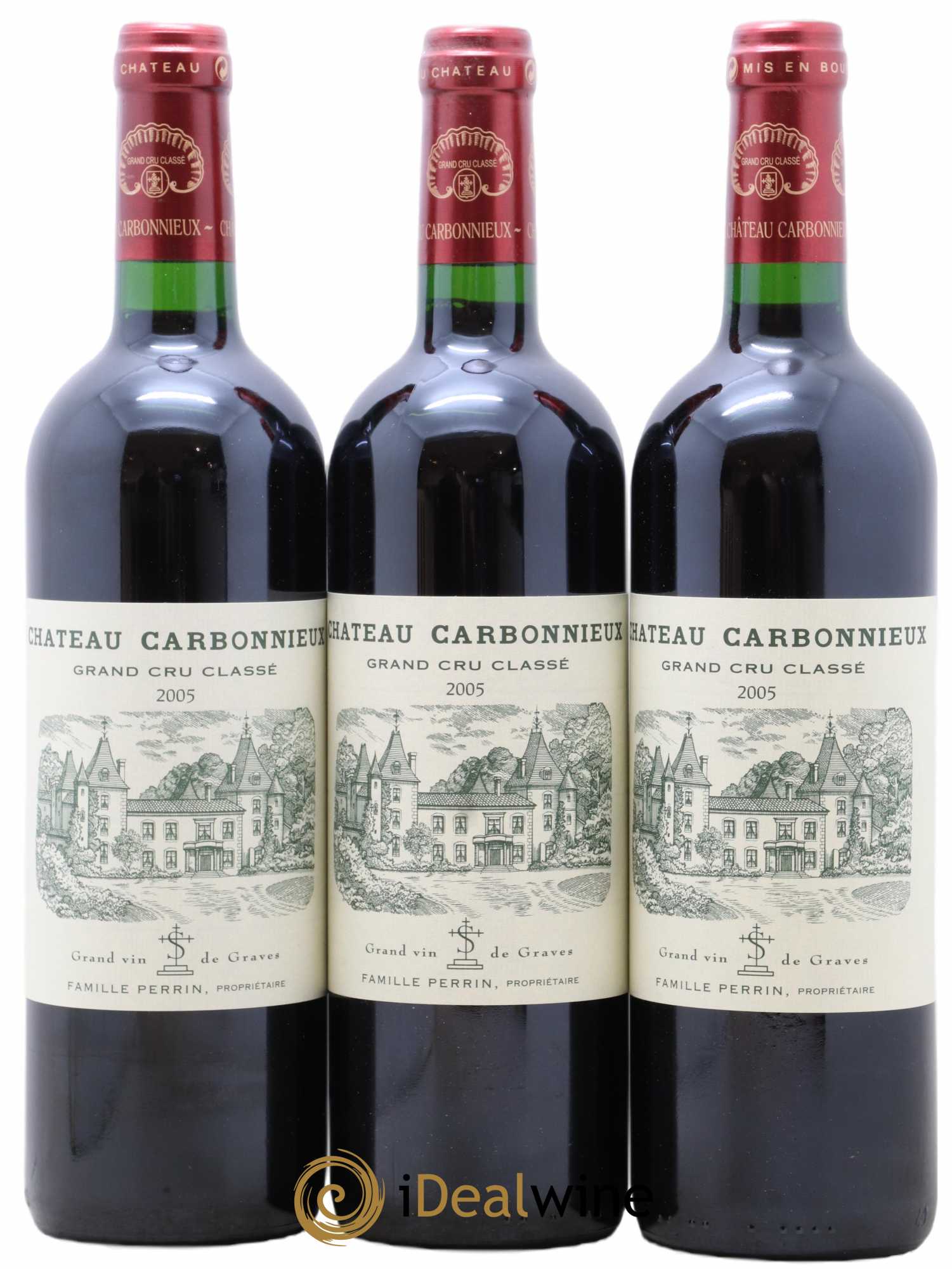 Château Carbonnieux Cru Classé de Graves 2005 - Lot de 6 bouteilles - 2