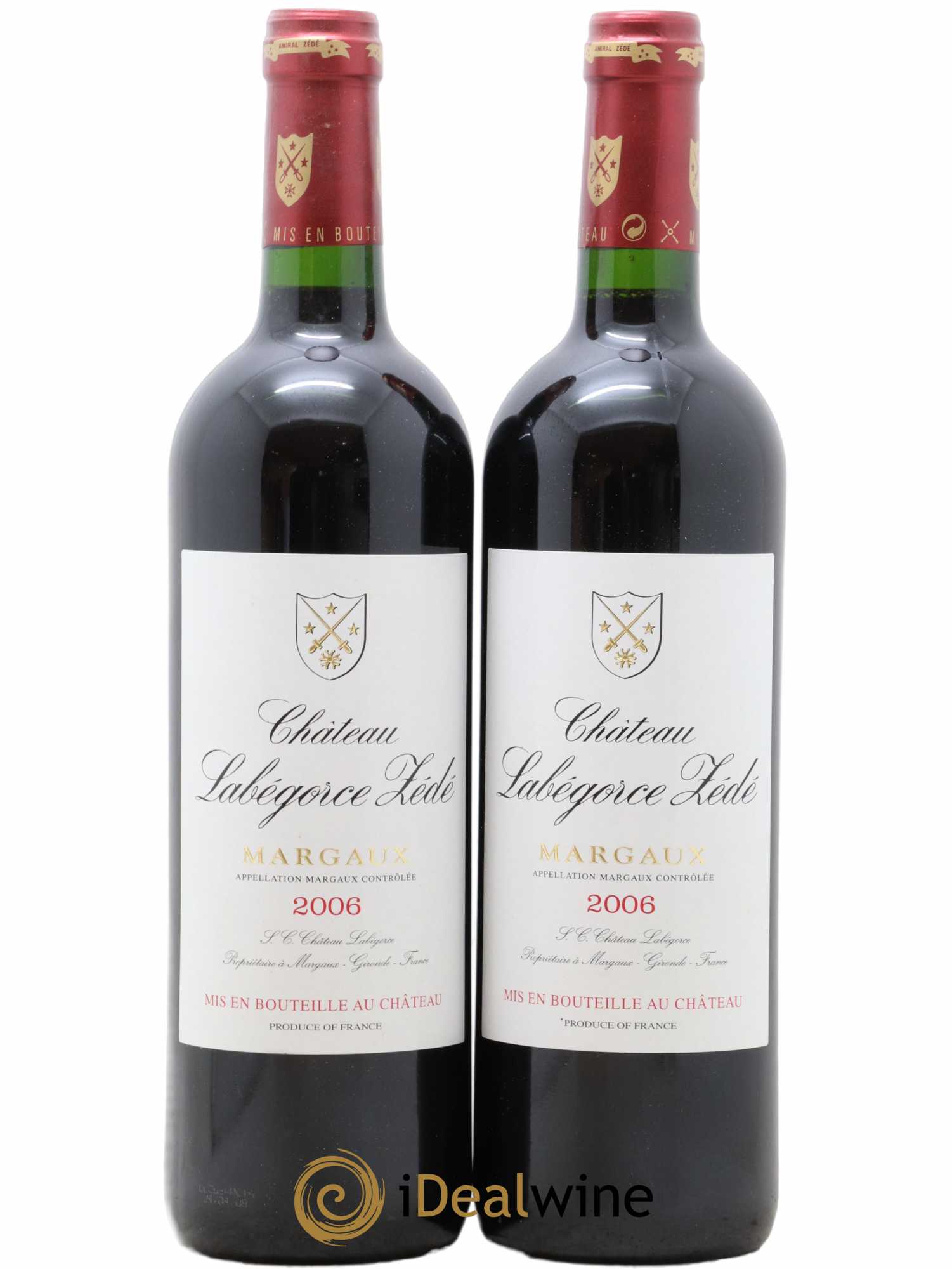 Château Labegorce Zédé Cru Bourgeois 2006 - Lot de 2 bouteilles - 0