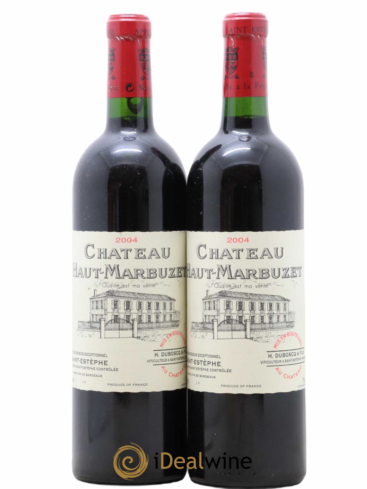 Château Haut Marbuzet 2004 - Lot de 2 bouteilles - 0