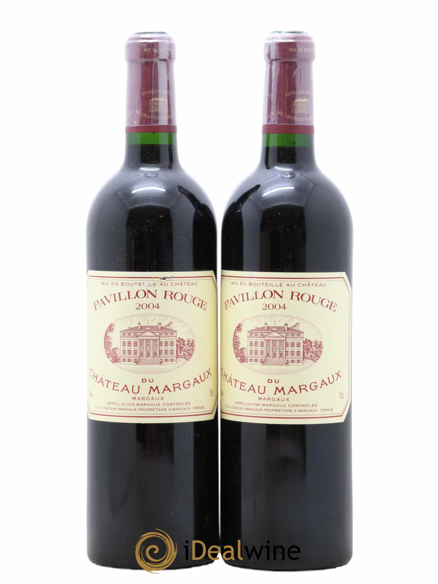 Pavillon Rouge du Château Margaux Second Vin 2004 - Lot of 2 bottles - 0