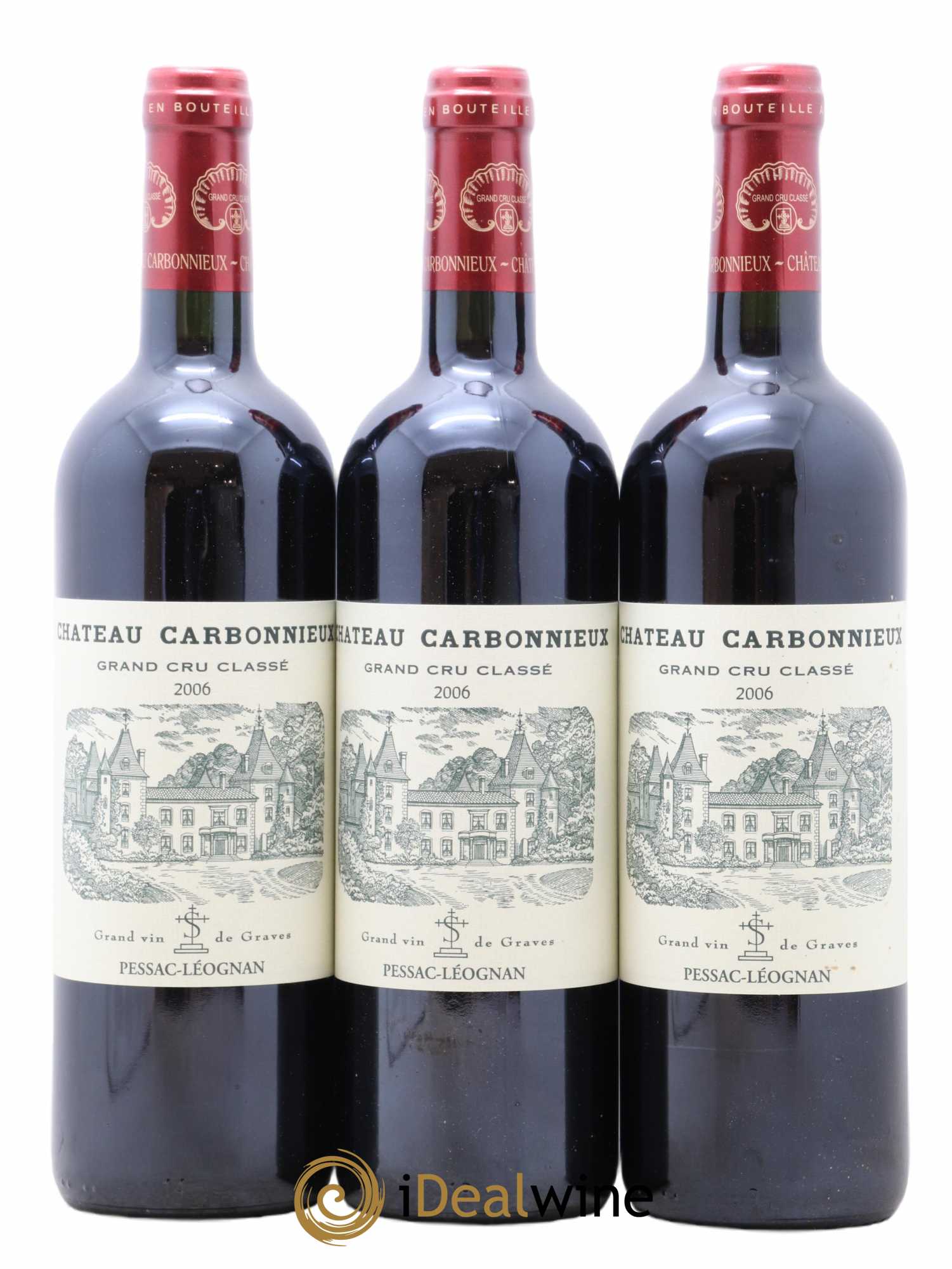 Château Carbonnieux Cru Classé de Graves 2006 - Lot de 12 bouteilles - 2