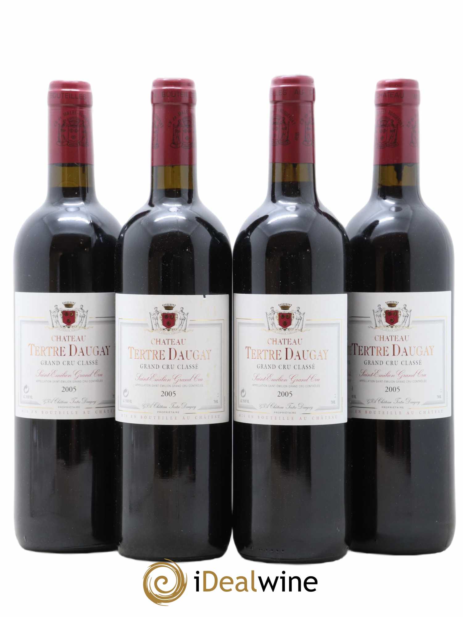 Château Tertre Daugay Grand Cru Classé 2005 - Lot de 4 bouteilles - 0