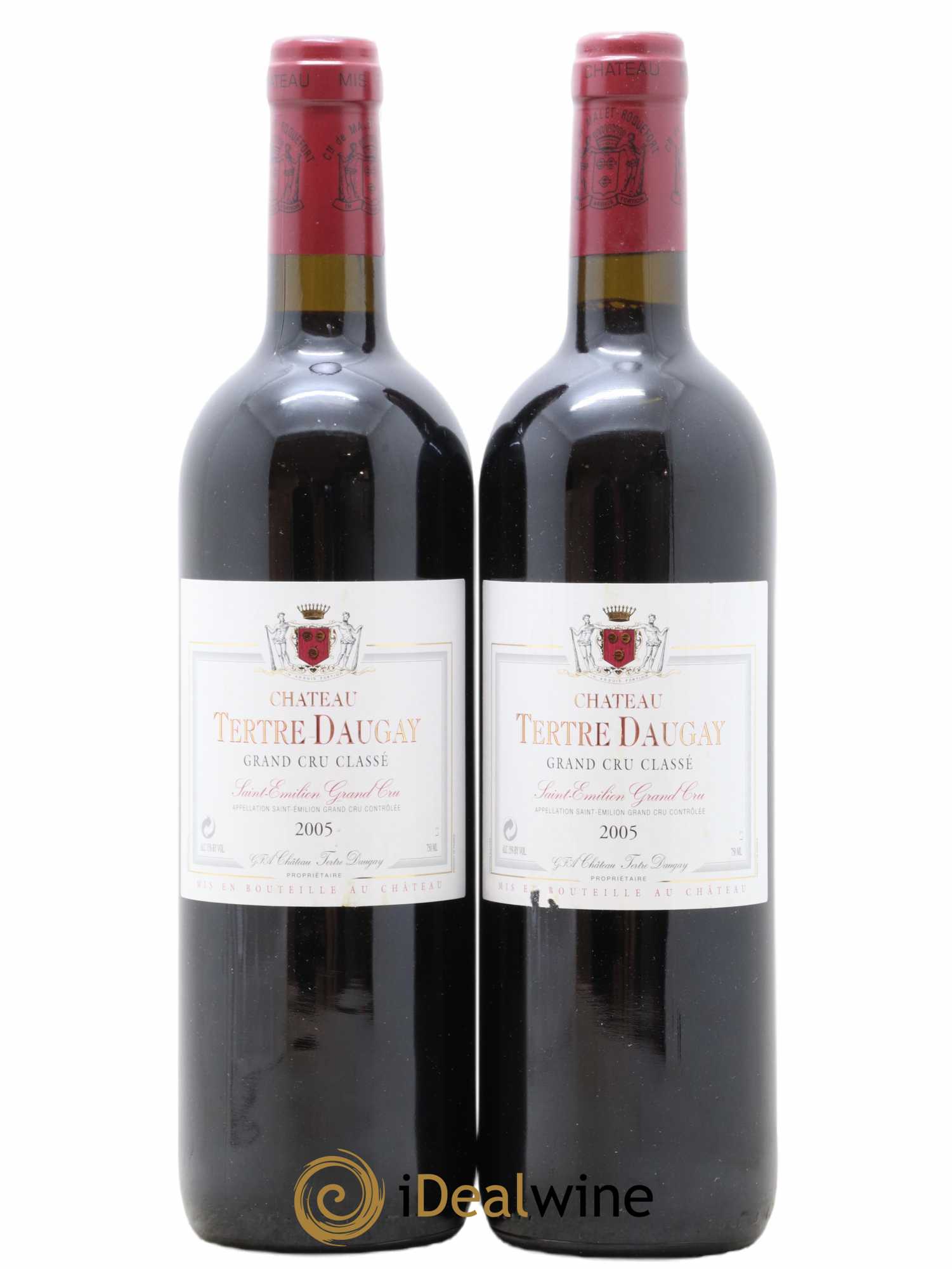 Château Tertre Daugay Grand Cru Classé 2005 - Lot de 2 bouteilles - 0