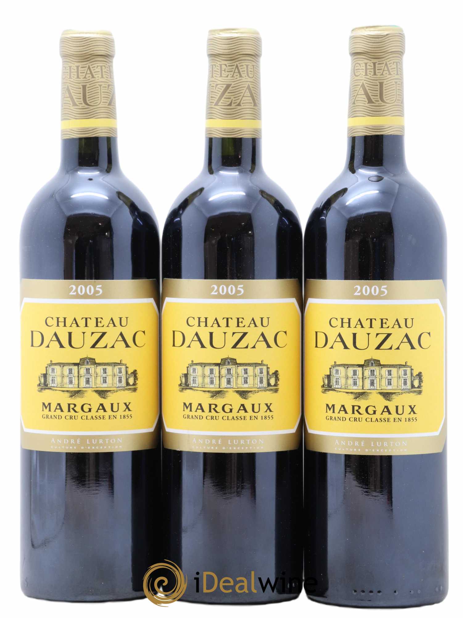 Château Dauzac 5ème Grand Cru Classé 2005 - Lot of 3 bottles - 0