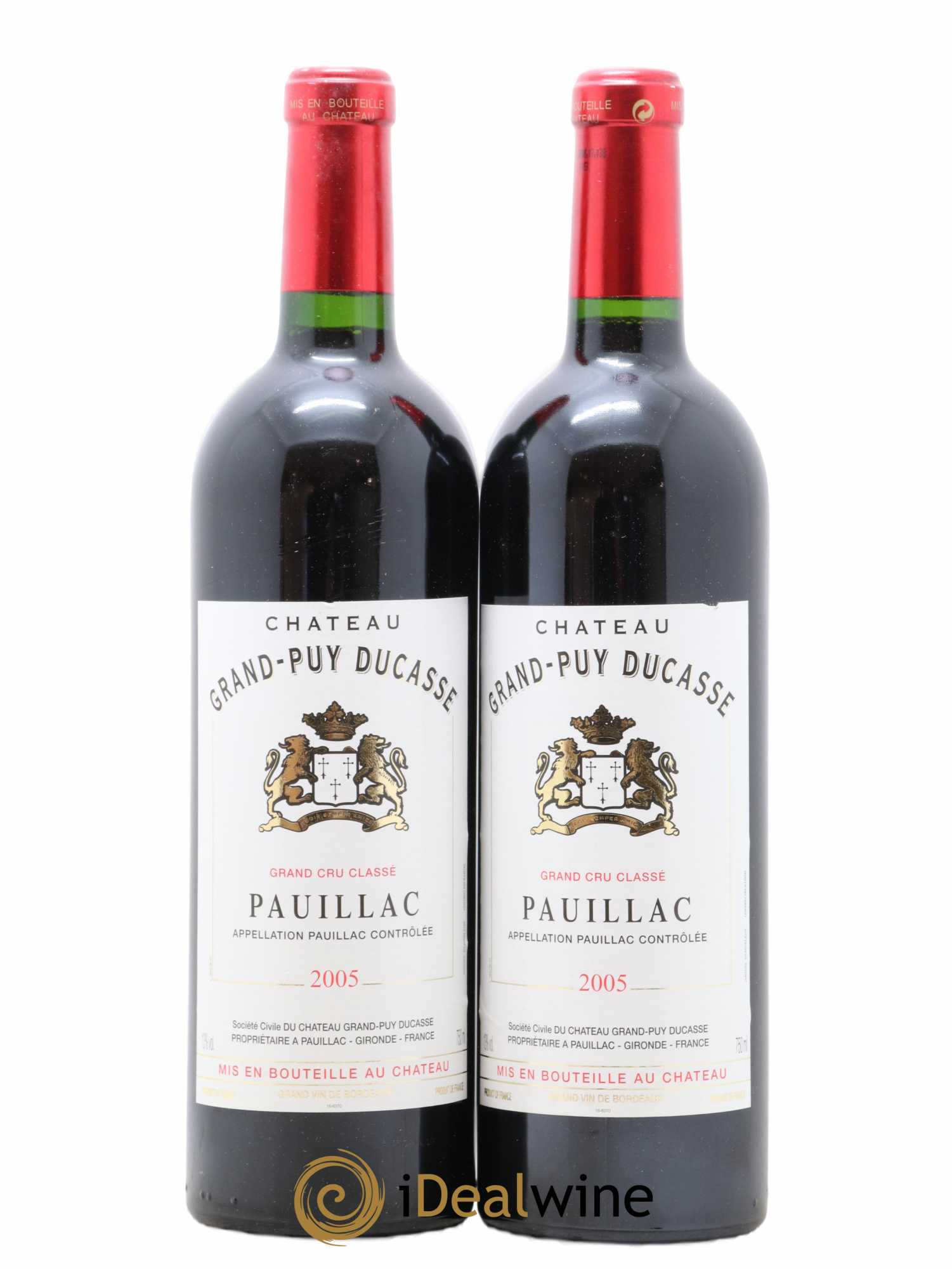 Château Grand Puy Ducasse 5ème Grand Cru Classé 2005 - Lot de 2 bouteilles - 0