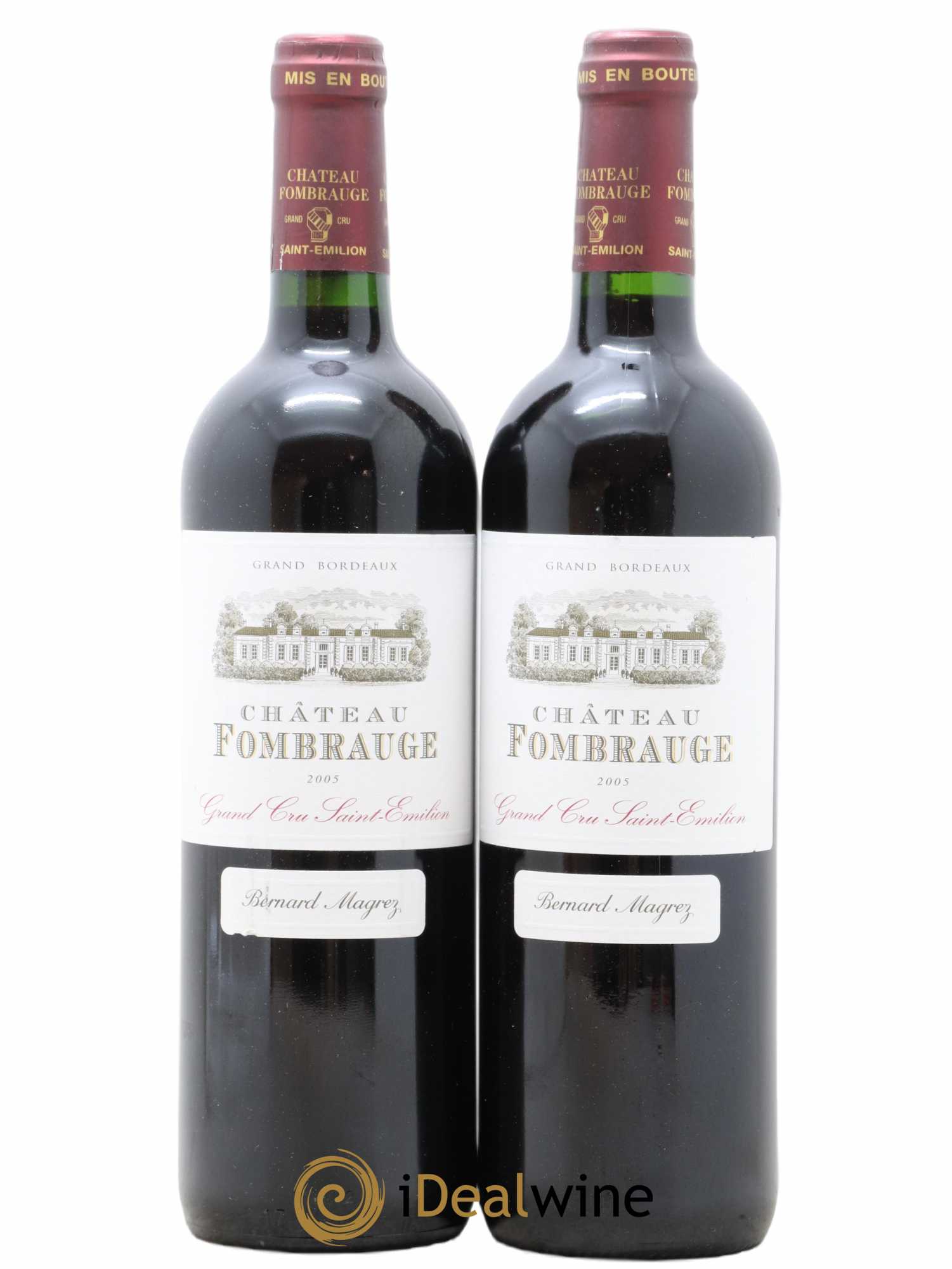 Château Fombrauge Grand Cru Classé 2005 - Lot de 2 bouteilles - 0