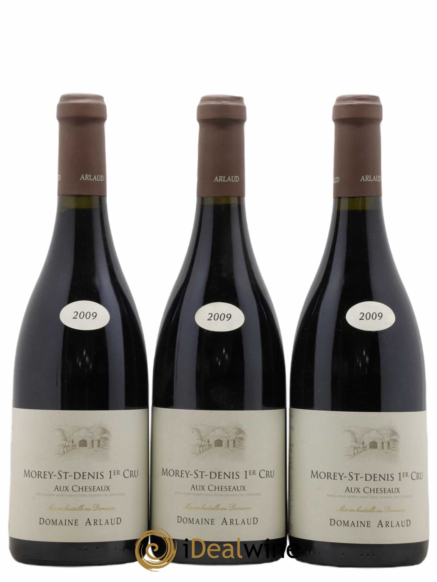 Morey-Saint-Denis 1er Cru Aux Chéseaux Arlaud 2009 - Lot de 3 bouteilles - 0