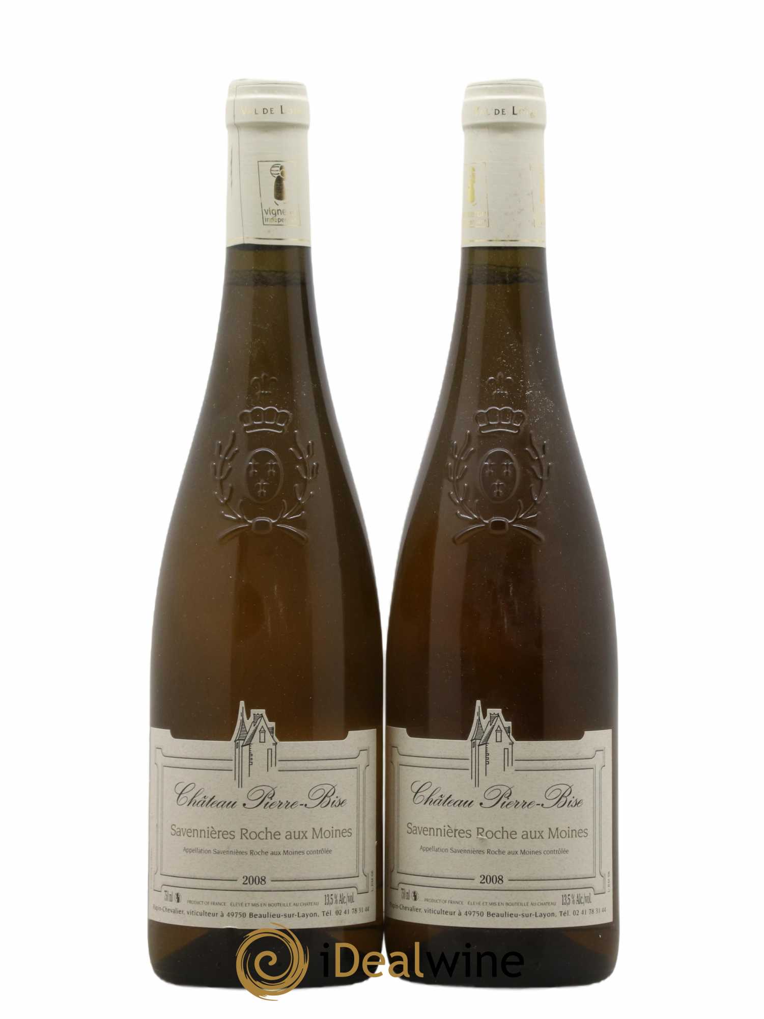 Savennières Roche aux Moines Château Pierre-Bise 2008 - Lot de 2 bouteilles - 0
