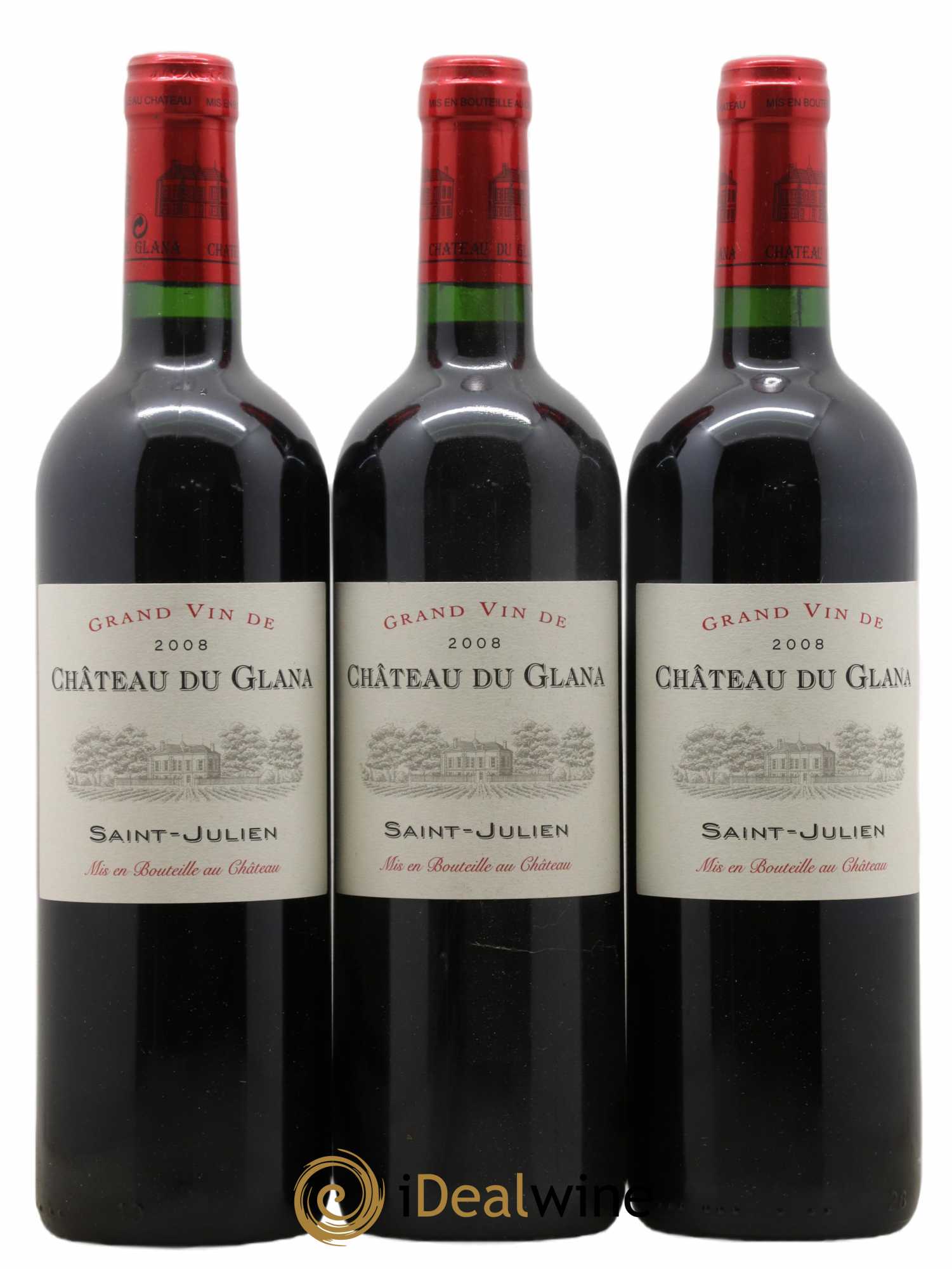 Château du Glana 2008 - Lot de 3 bouteilles - 0