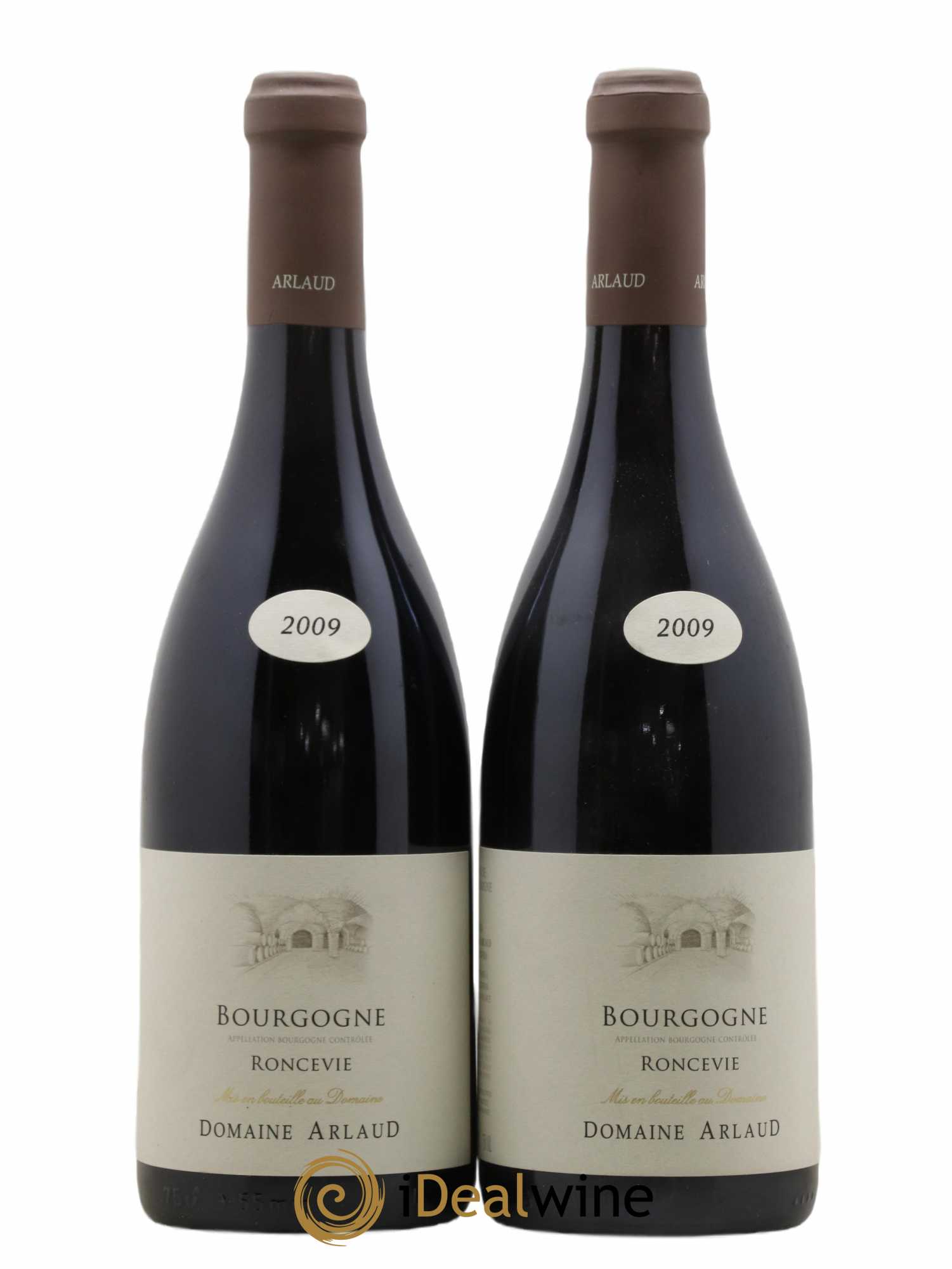 Bourgogne Roncevie Arlaud 2009 - Lot de 2 bouteilles - 0