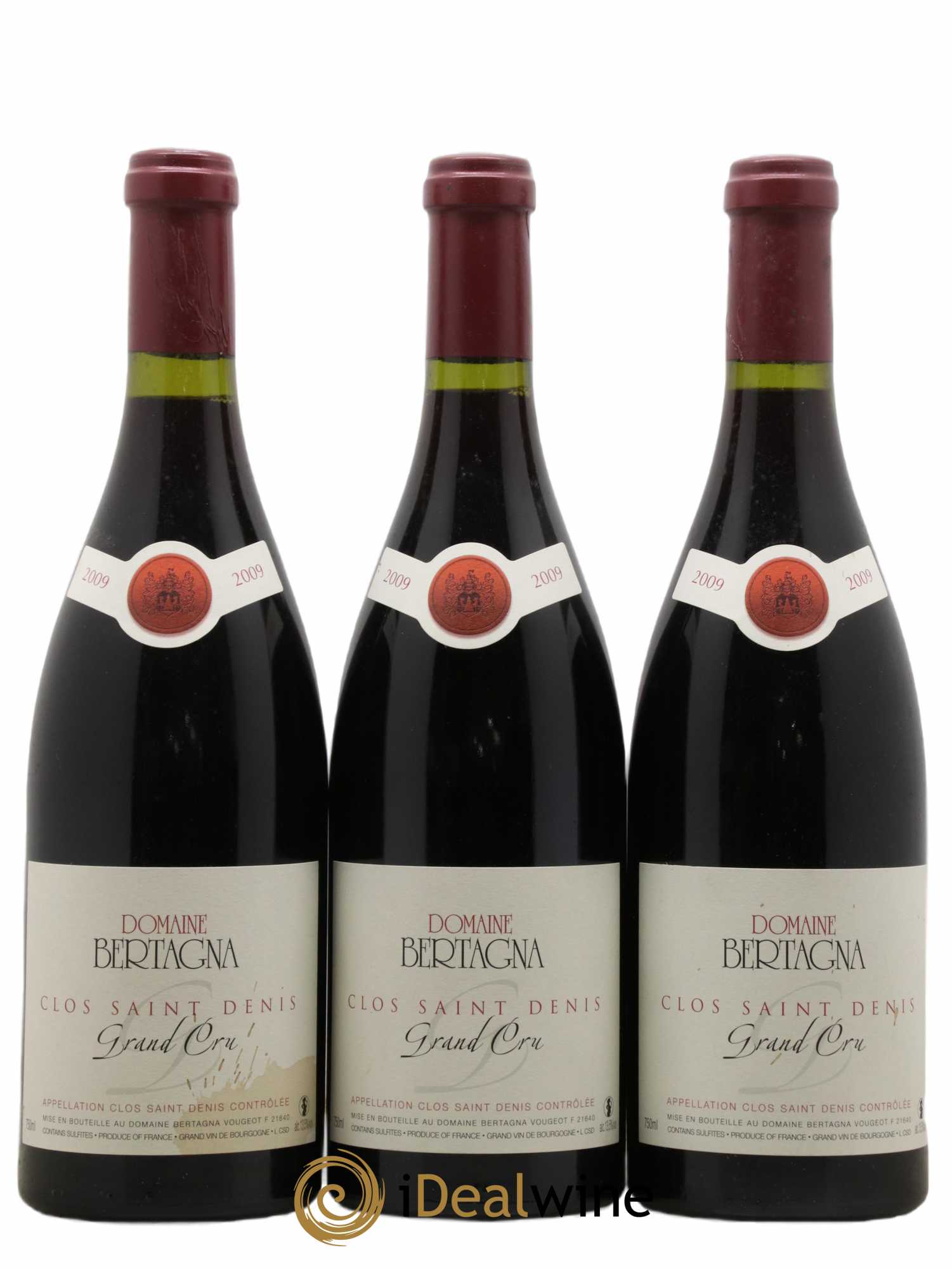 Clos Saint-Denis Grand Cru Bertagna 2009 - Lot de 3 bouteilles - 0