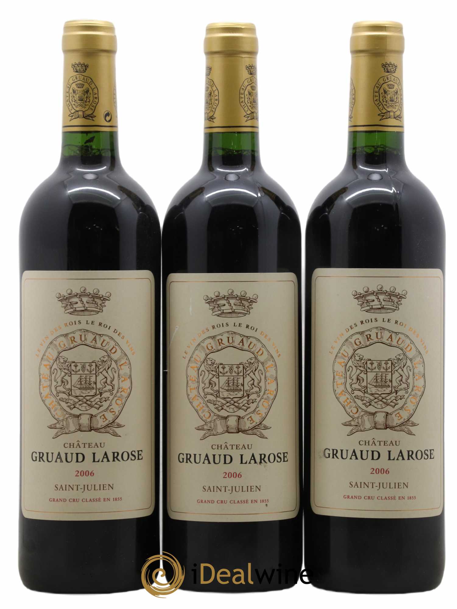 Château Gruaud Larose 2ème Grand Cru Classé 2006 - Lot de 3 bouteilles - 0