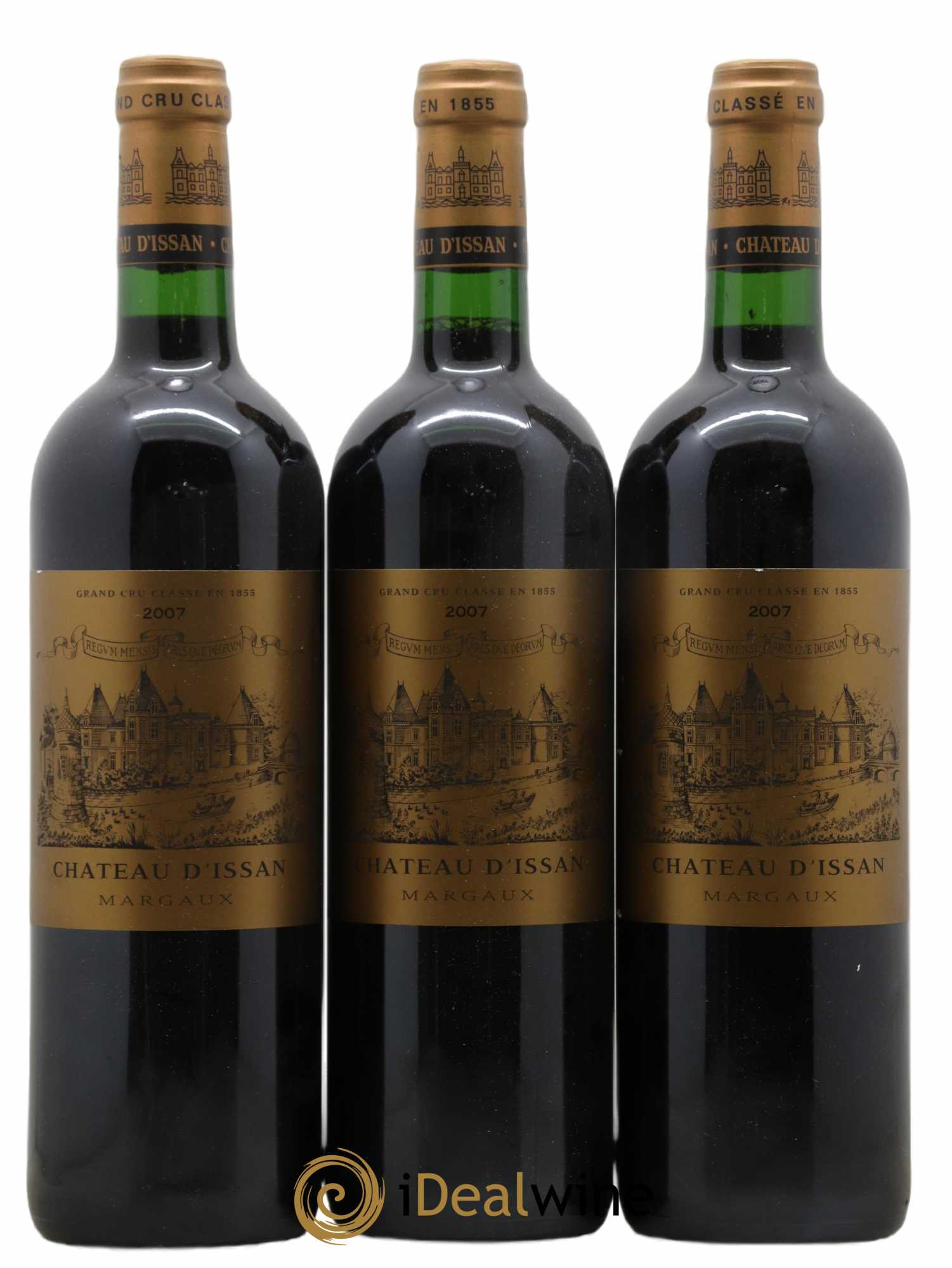 Château d'Issan 3ème Grand Cru Classé 2007 - Lot de 3 bouteilles - 0