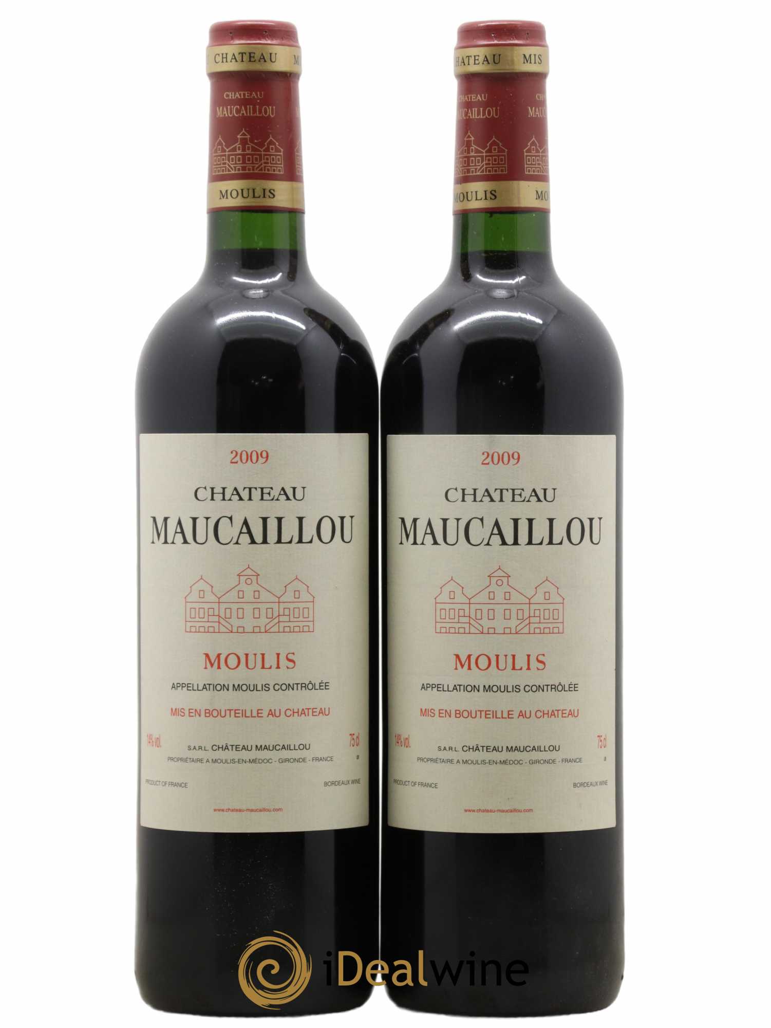 Château Maucaillou 2009 - Lot de 2 bouteilles - 0