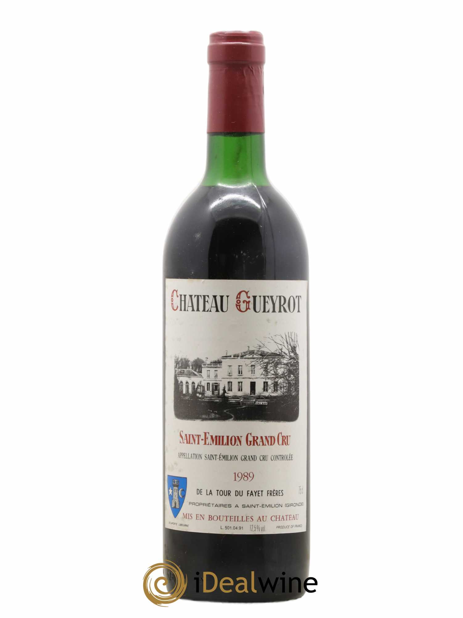 Saint-Émilion Grand Cru Château Gueyrot 1989 - Posten von 1 Flasche - 0