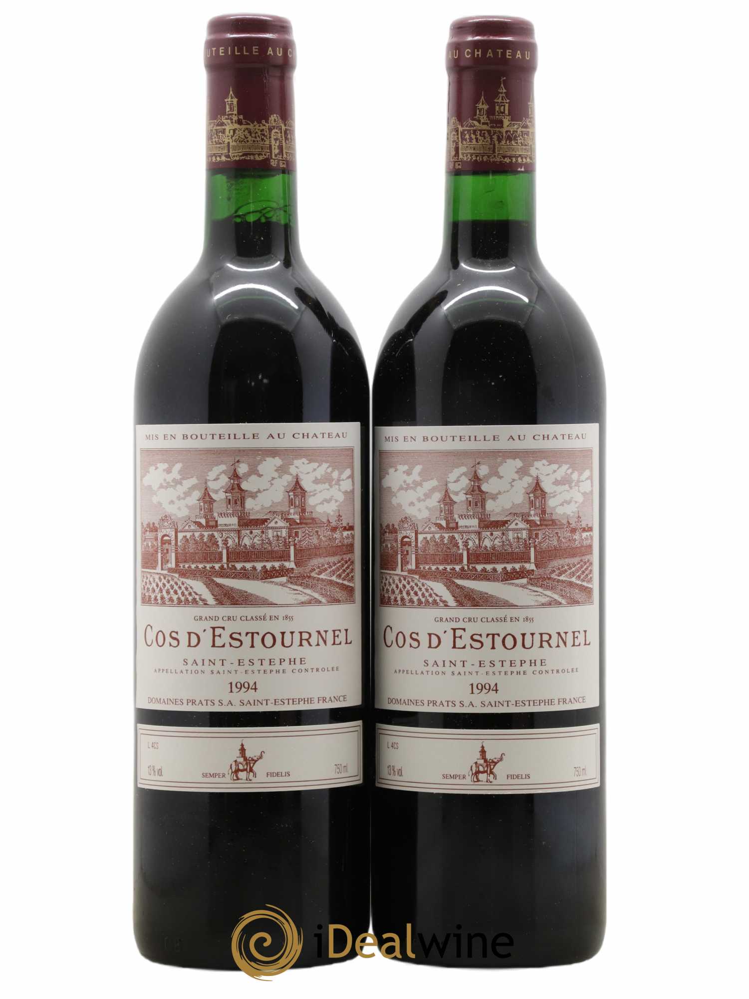 Cos d'Estournel 2ème Grand Cru Classé 1994 - Lot de 2 bouteilles - 0