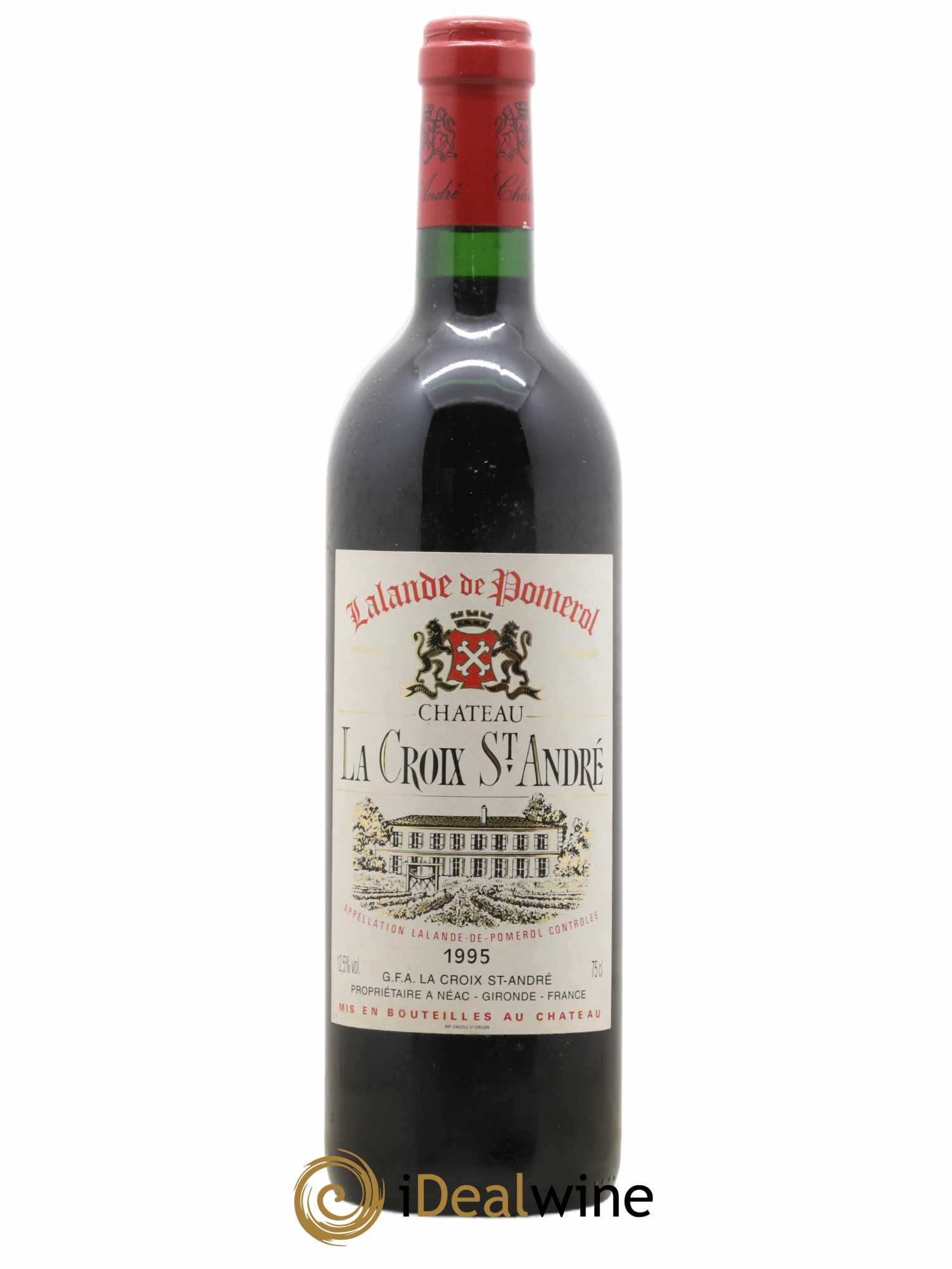 Château La Croix Saint André 1995 - Lot de 1 bouteille - 0