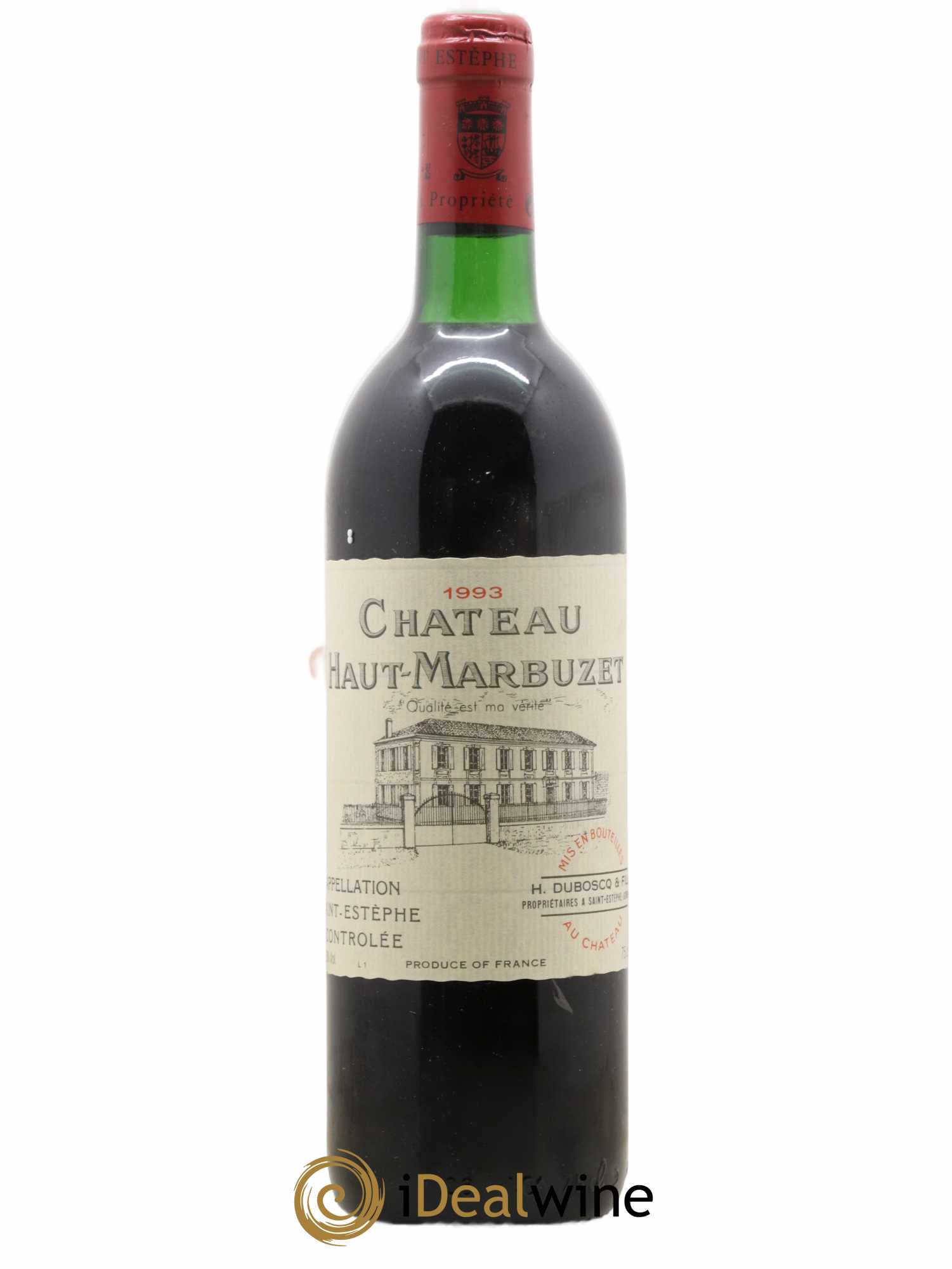Château Haut Marbuzet 1993 - Lot de 1 bouteille - 0