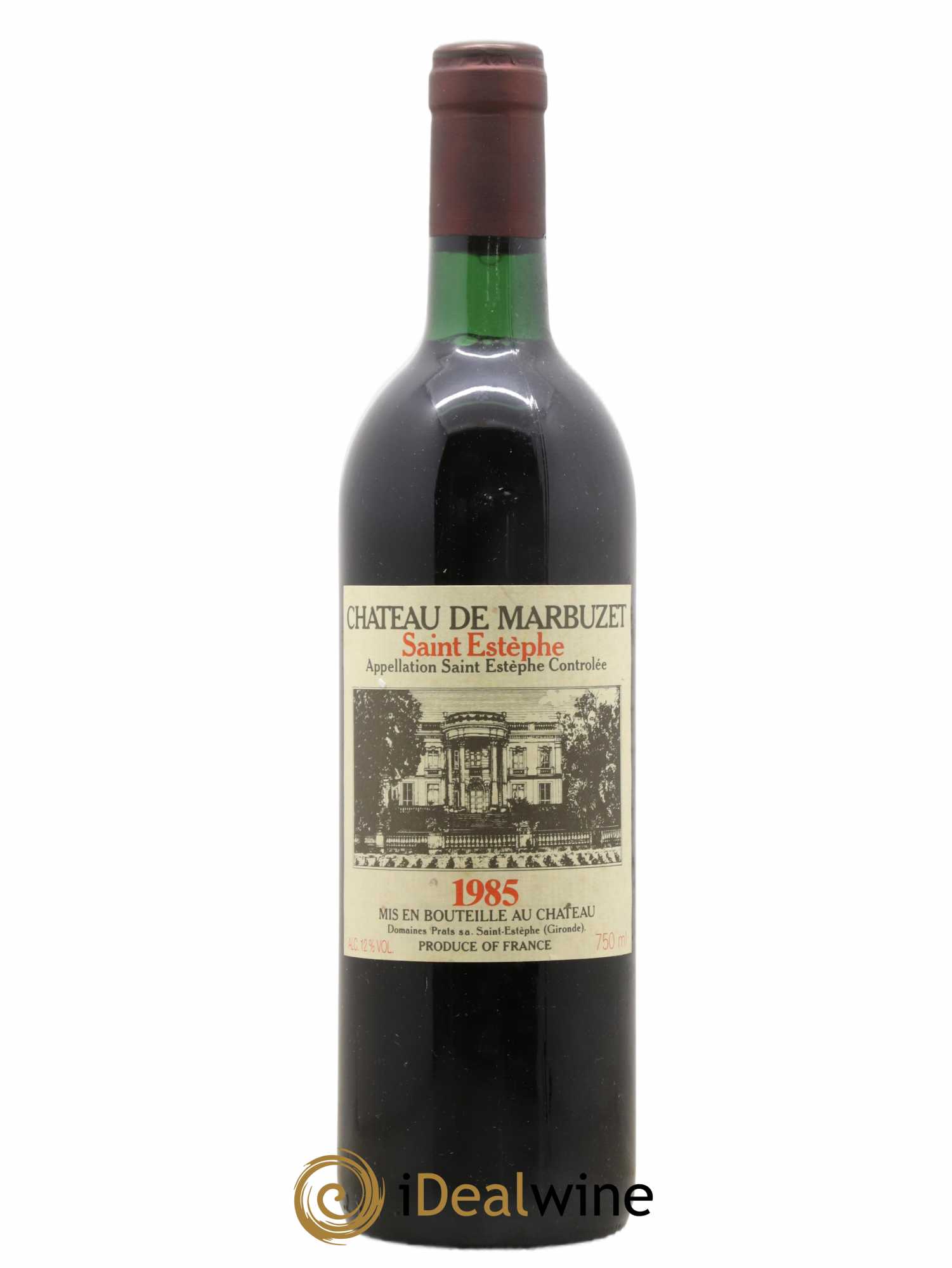 Château de Marbuzet Cru Bourgeois 1985 - Lot de 1 bouteille - 0