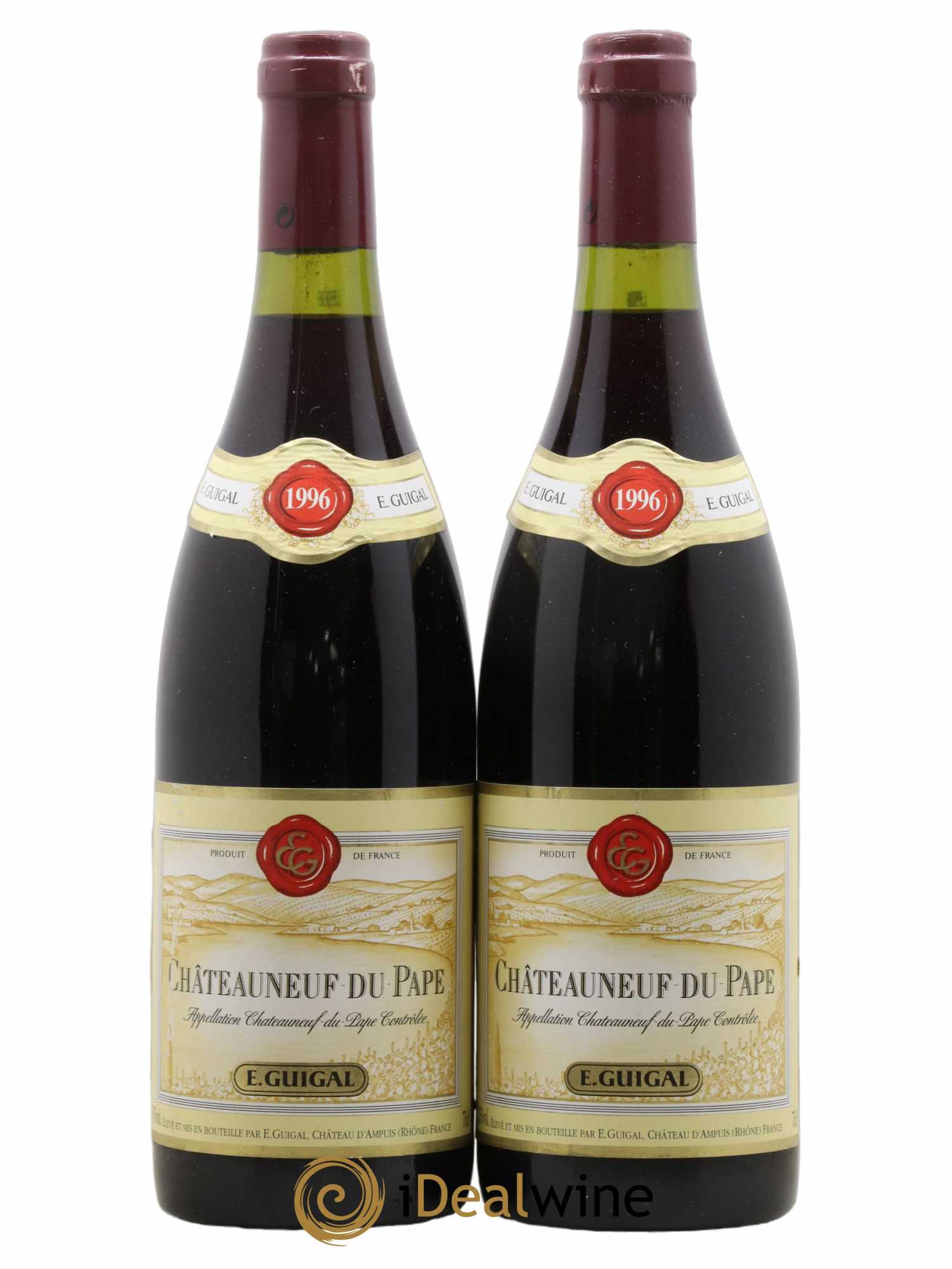 Châteauneuf-du-Pape Guigal 1996 - Lot de 2 bouteilles - 0