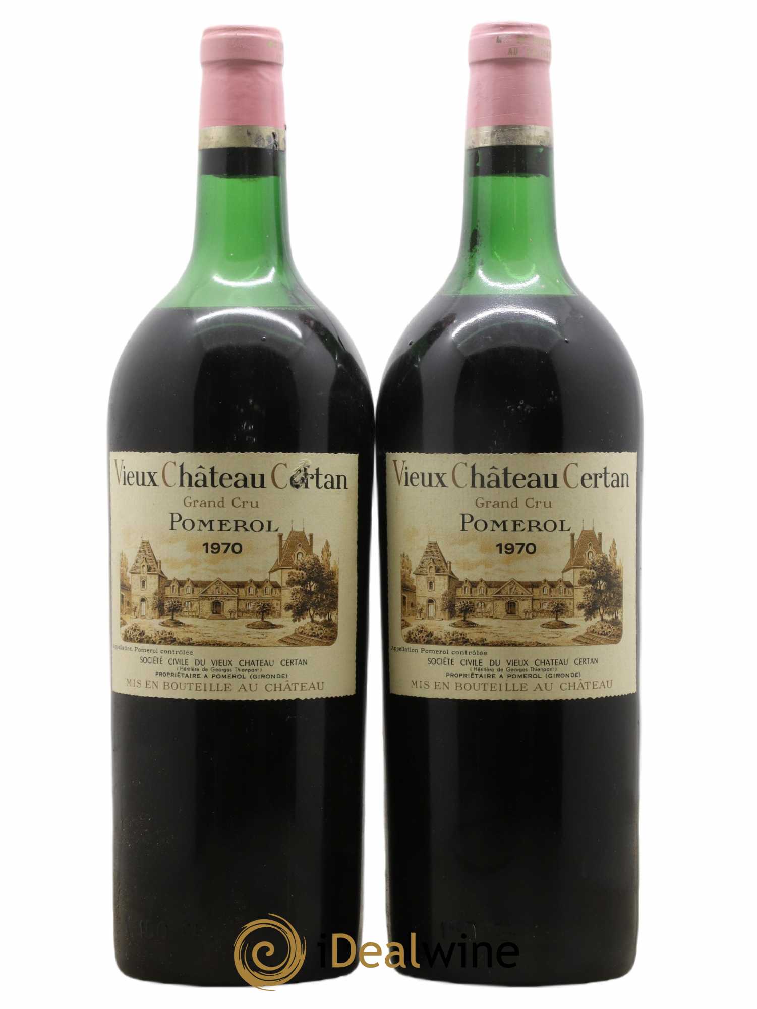 Vieux Château Certan 1970 - Lot de 2 magnums - 0