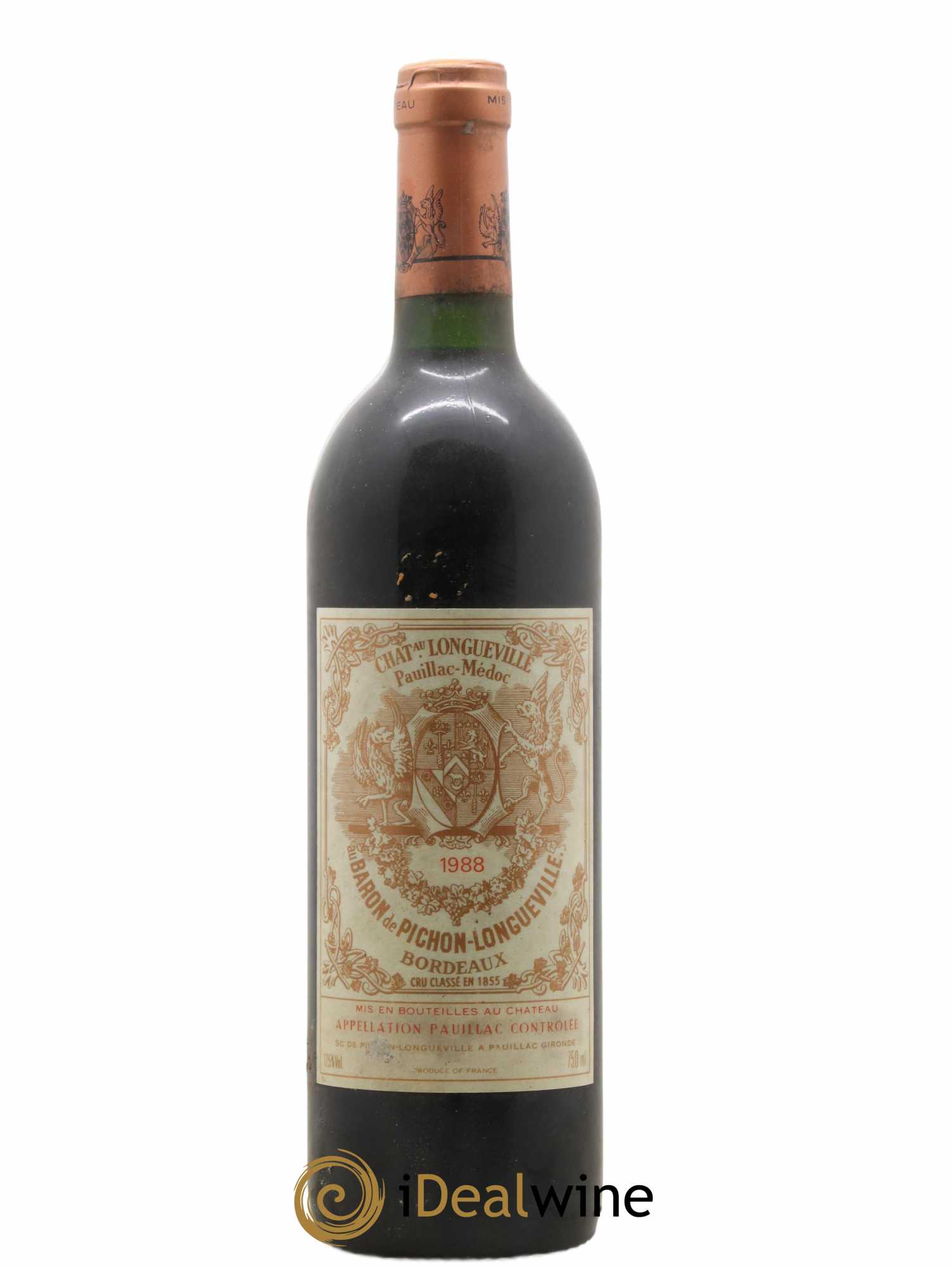 Pichon Longueville Baron 2ème Grand Cru Classé 1988 - Posten von 1 Flasche - 0