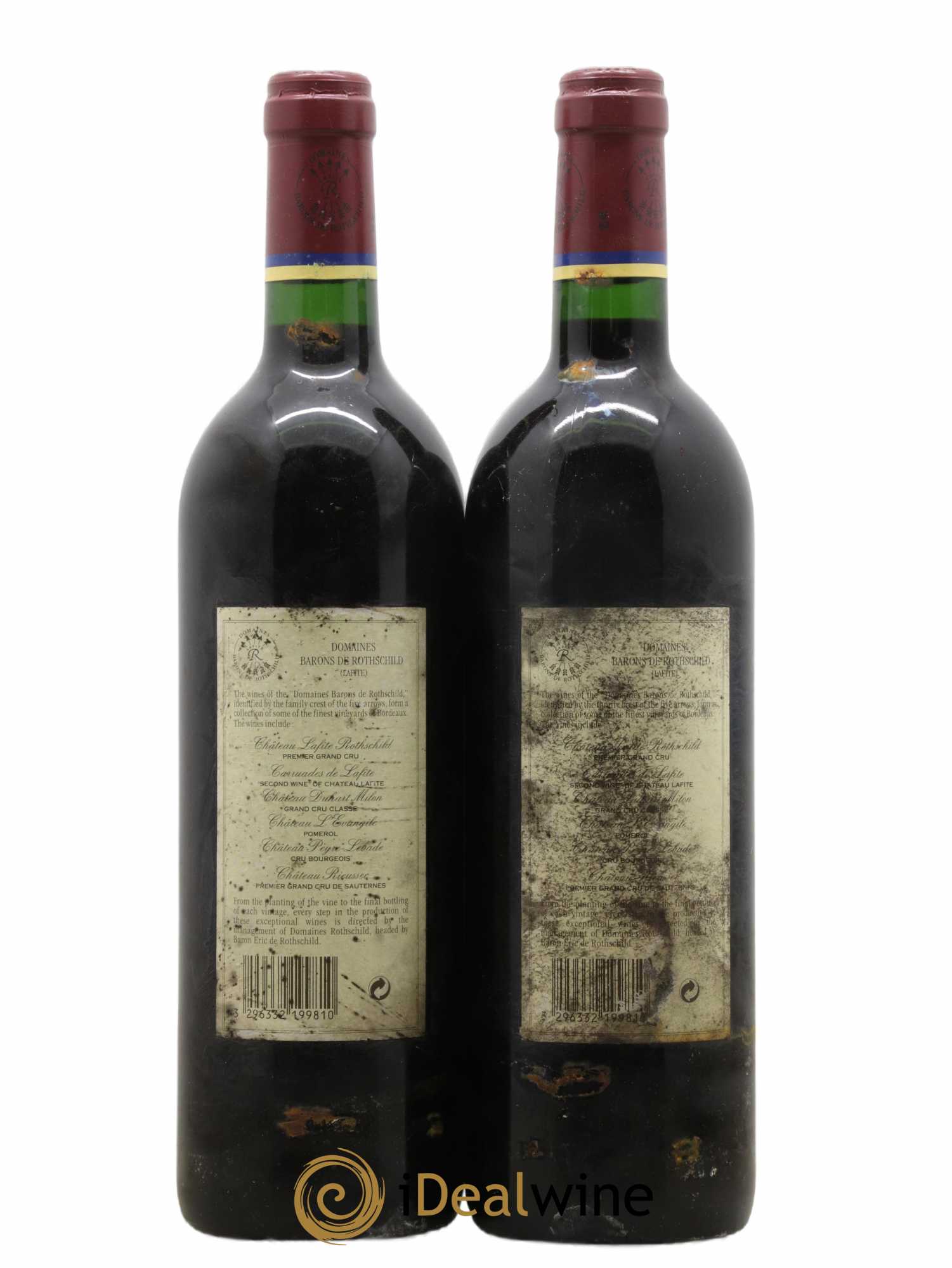 Carruades de Lafite Rothschild Second Vin 1998 - Lot de 2 bouteilles - 1
