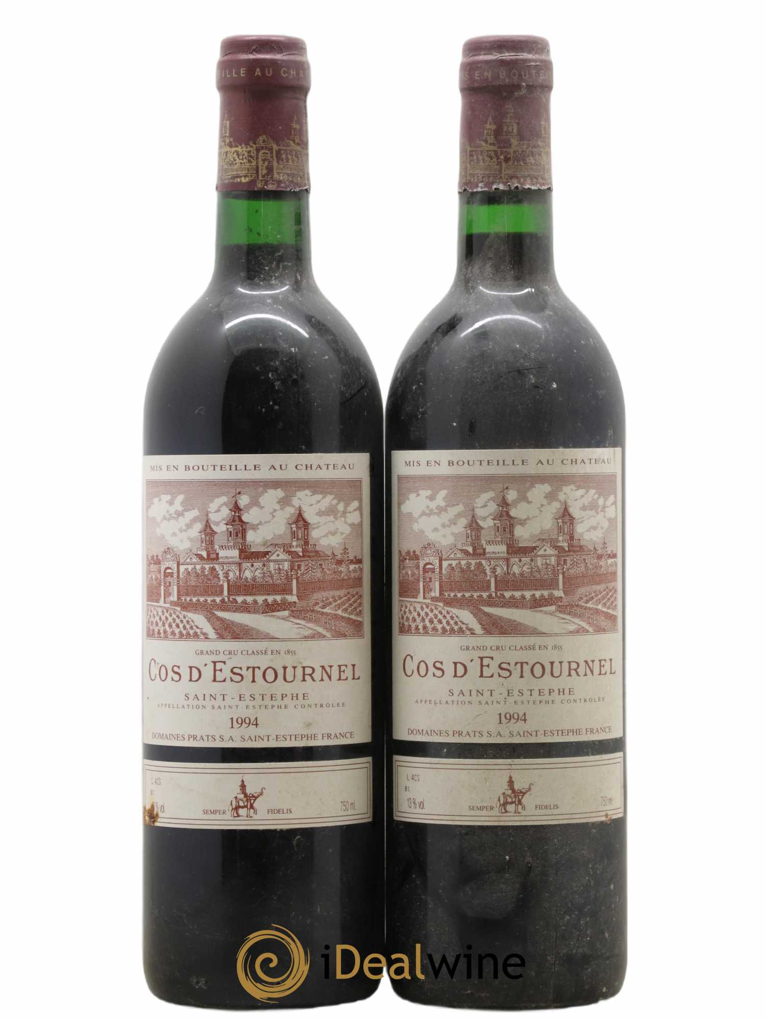 Cos d'Estournel 2ème Grand Cru Classé 1994 - Lot de 2 bouteilles - 0