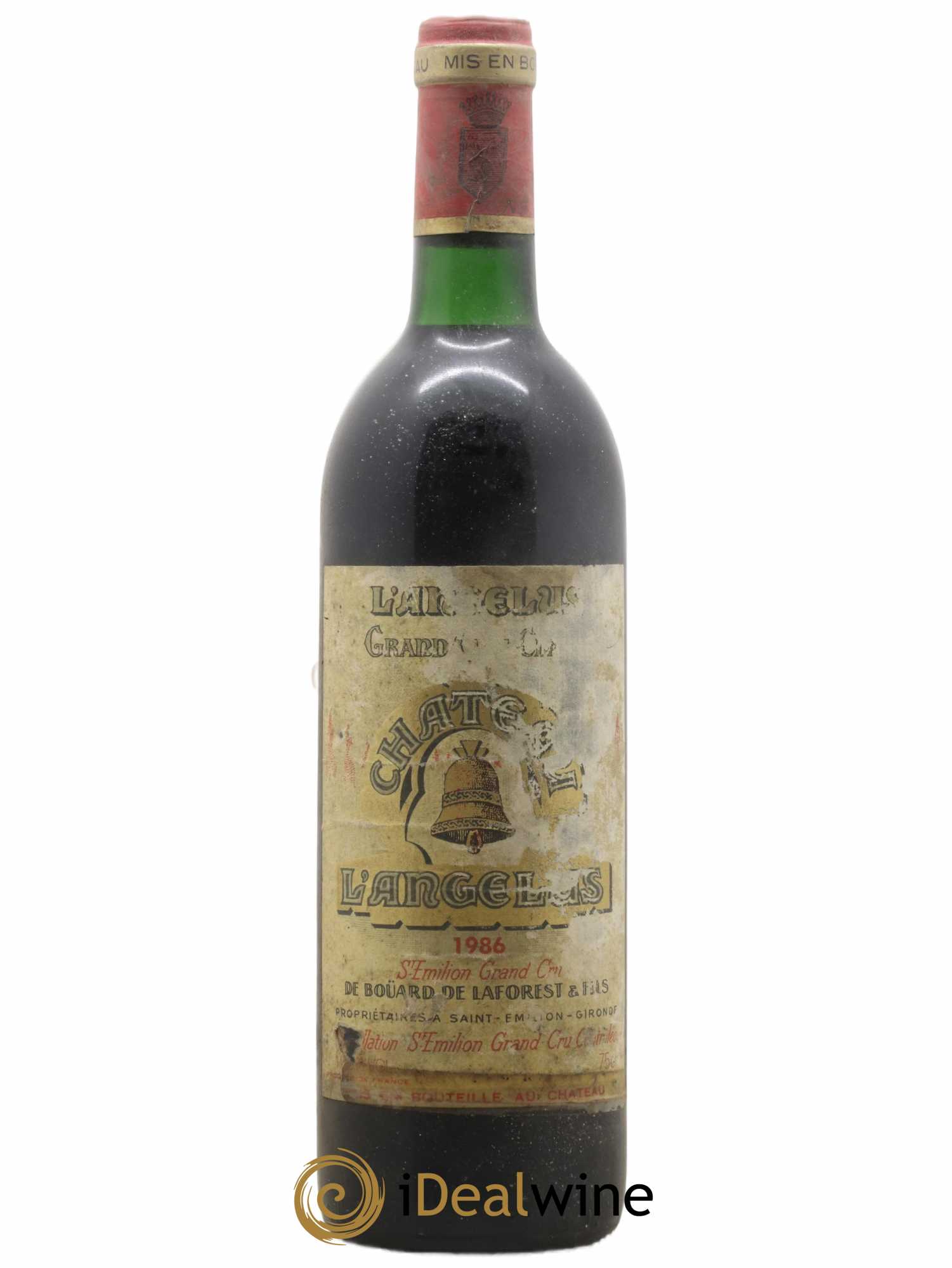Château Angélus 1er Grand Cru Classé A 1986 - Lot de 1 bouteille - 0