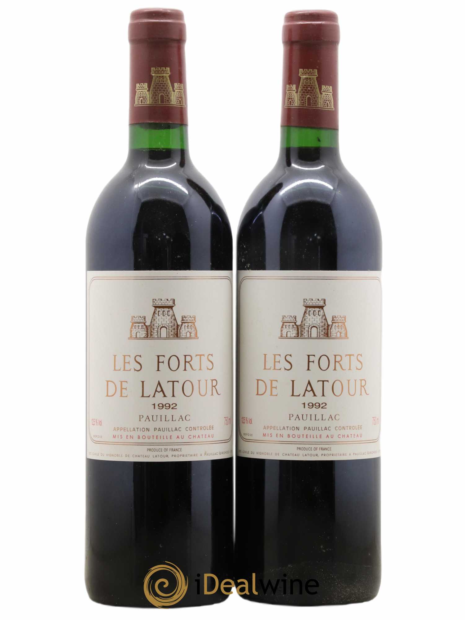 Les Forts de Latour Second Vin 1992 - Lot de 2 bouteilles - 0