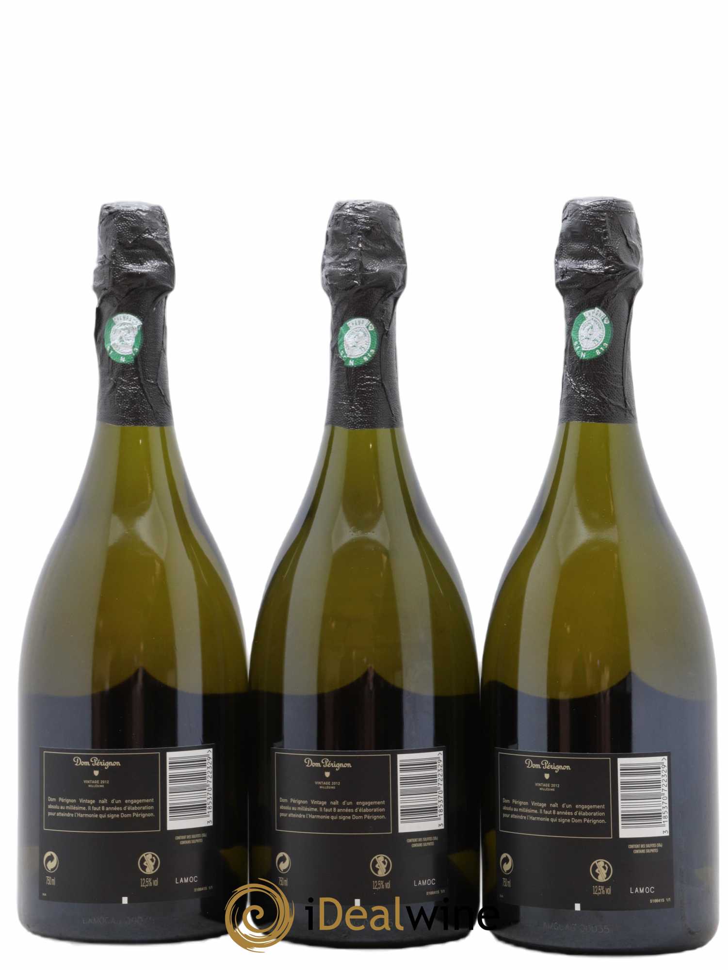 Brut Dom Pérignon 2012 - Lot de 3 bouteilles - 2