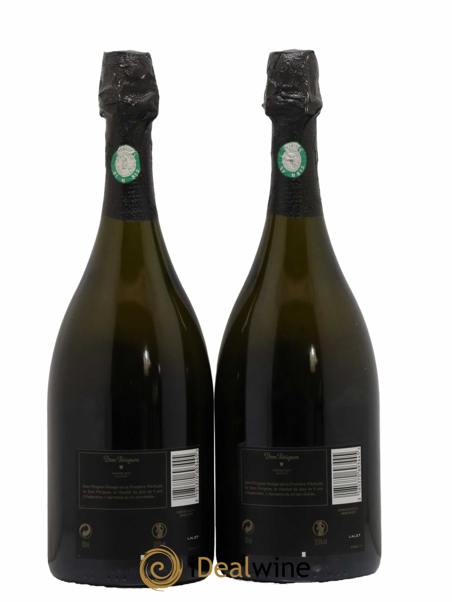 Brut Dom Pérignon 2010 - Lot de 2 bouteilles - 2
