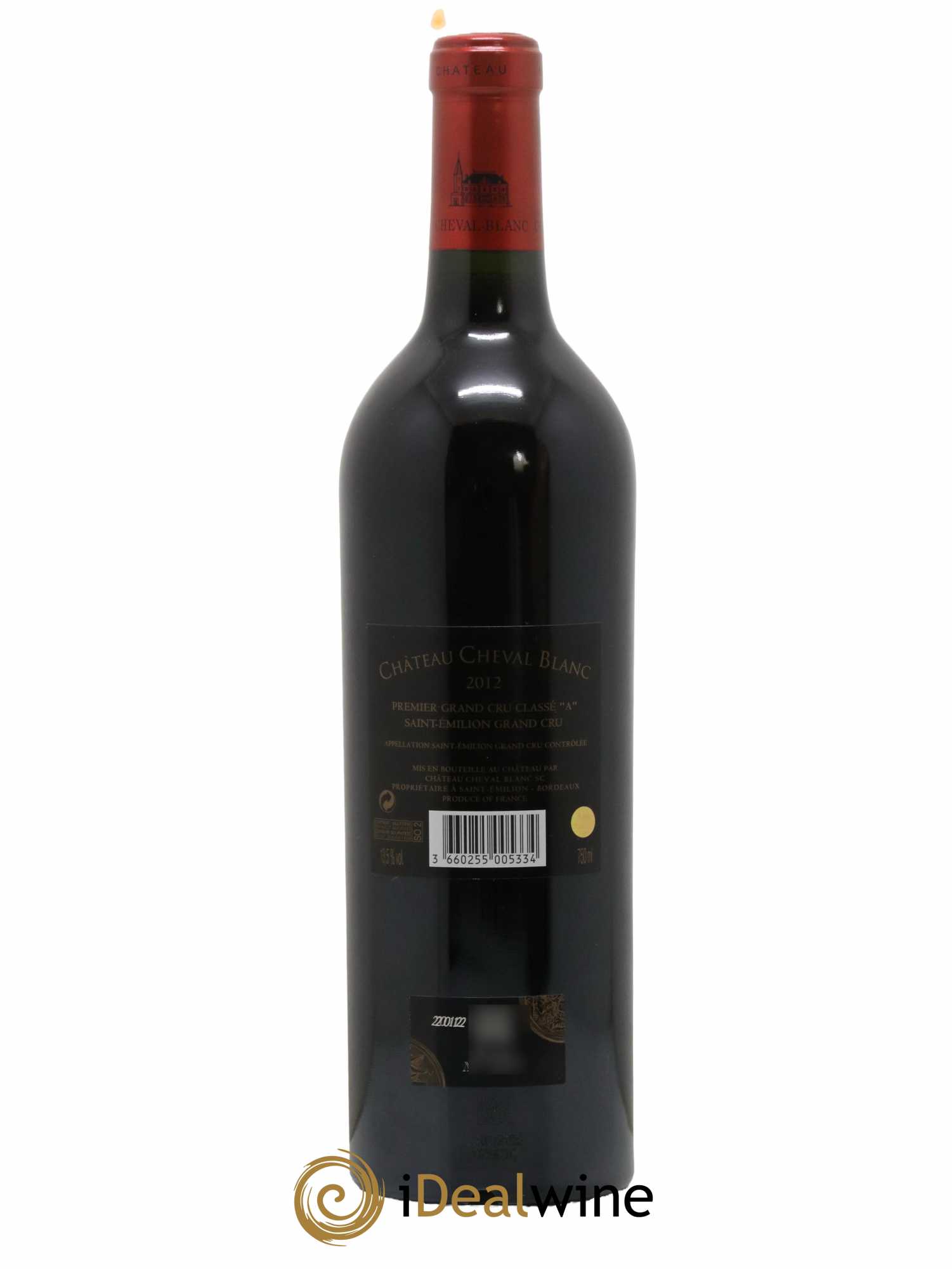Château Cheval Blanc 1er Grand Cru Classé A 2012 - Lot de 1 bouteille - 1