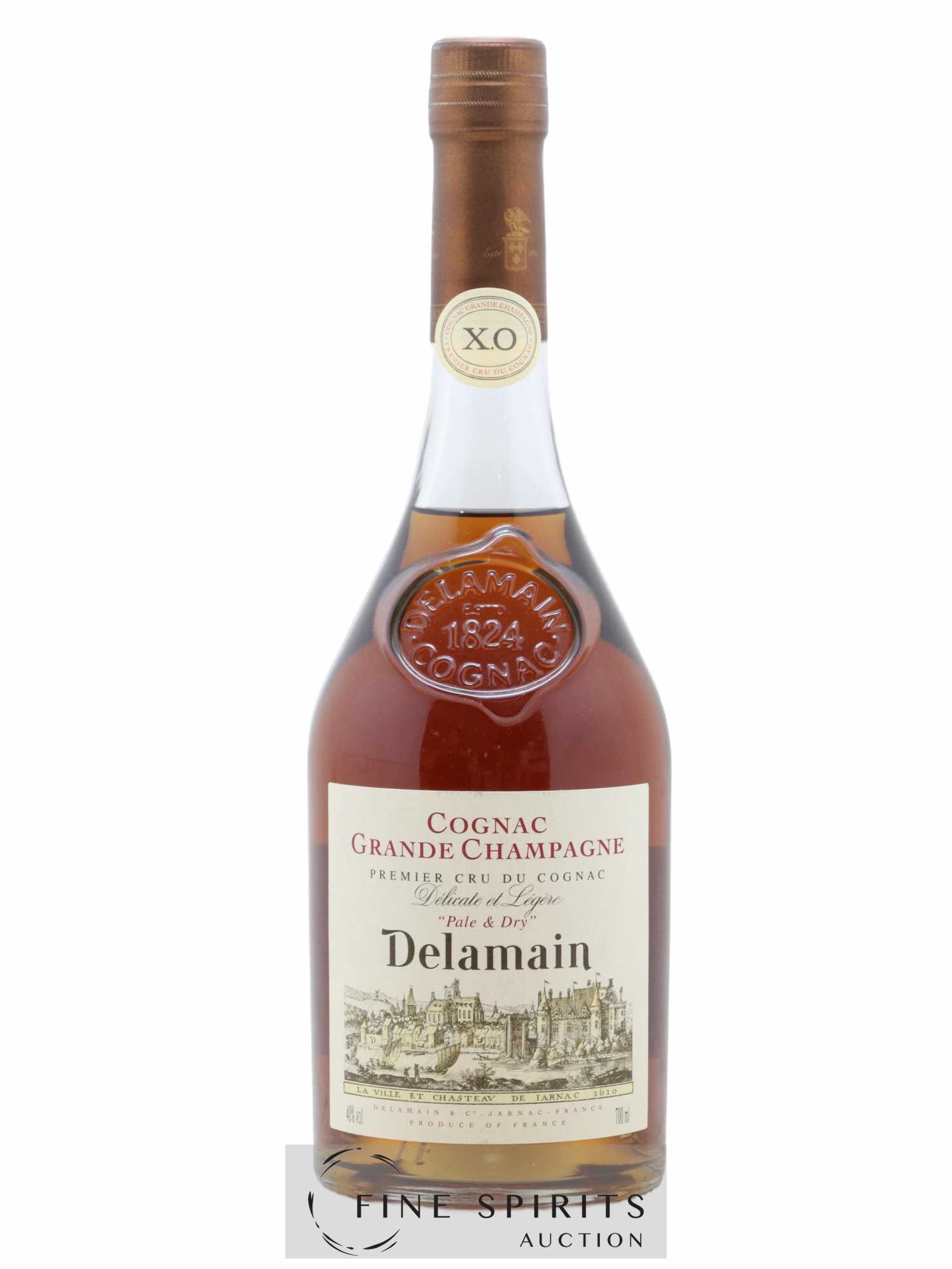 Delamain Of. X.O - Pale & Dry 1er Cru - Lot de 1 bouteille - 0
