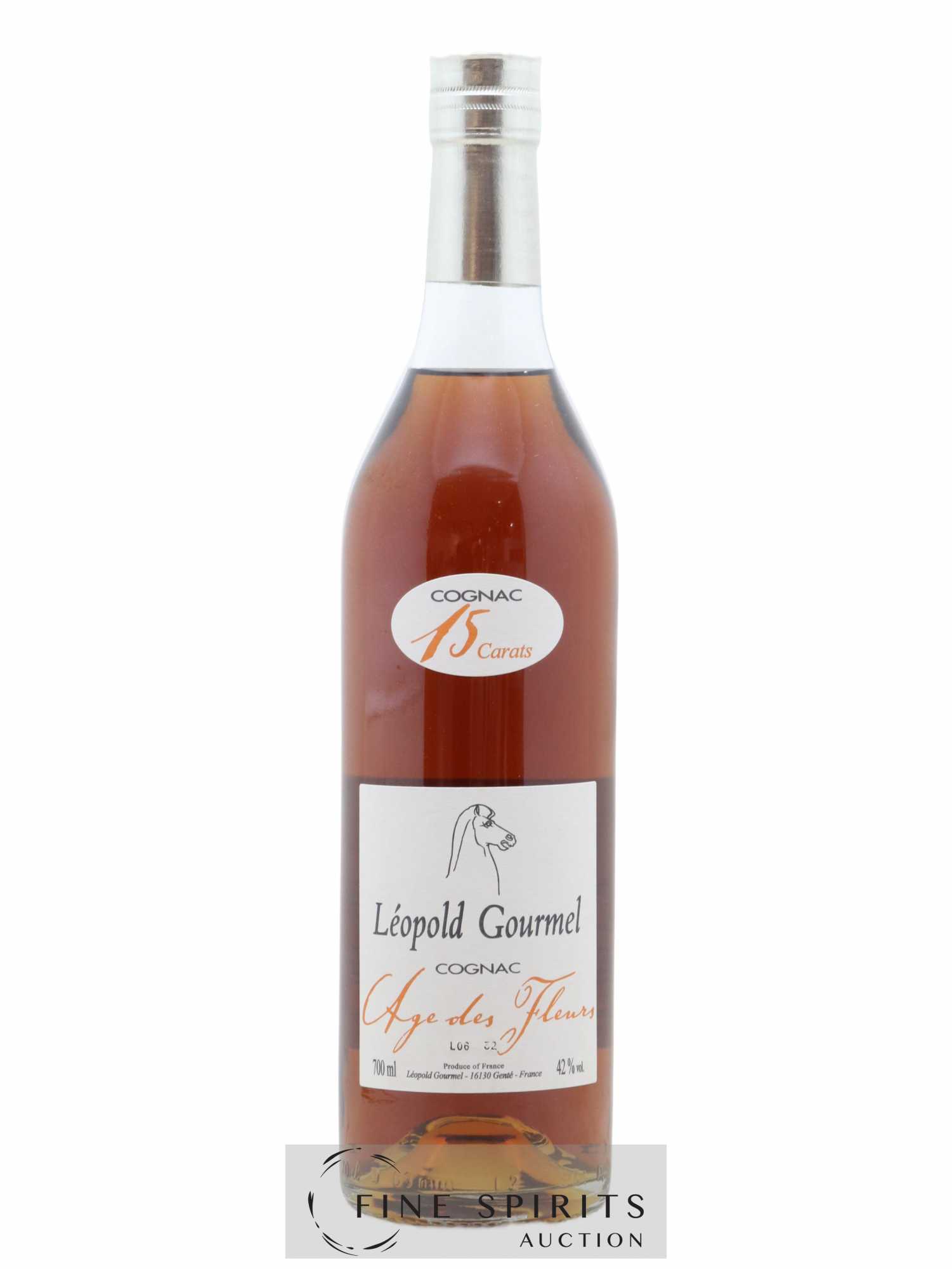 Léopold Gourmel Of. Age des Fleurs 15 Carats Extra - Lot de 1 bouteille - 0