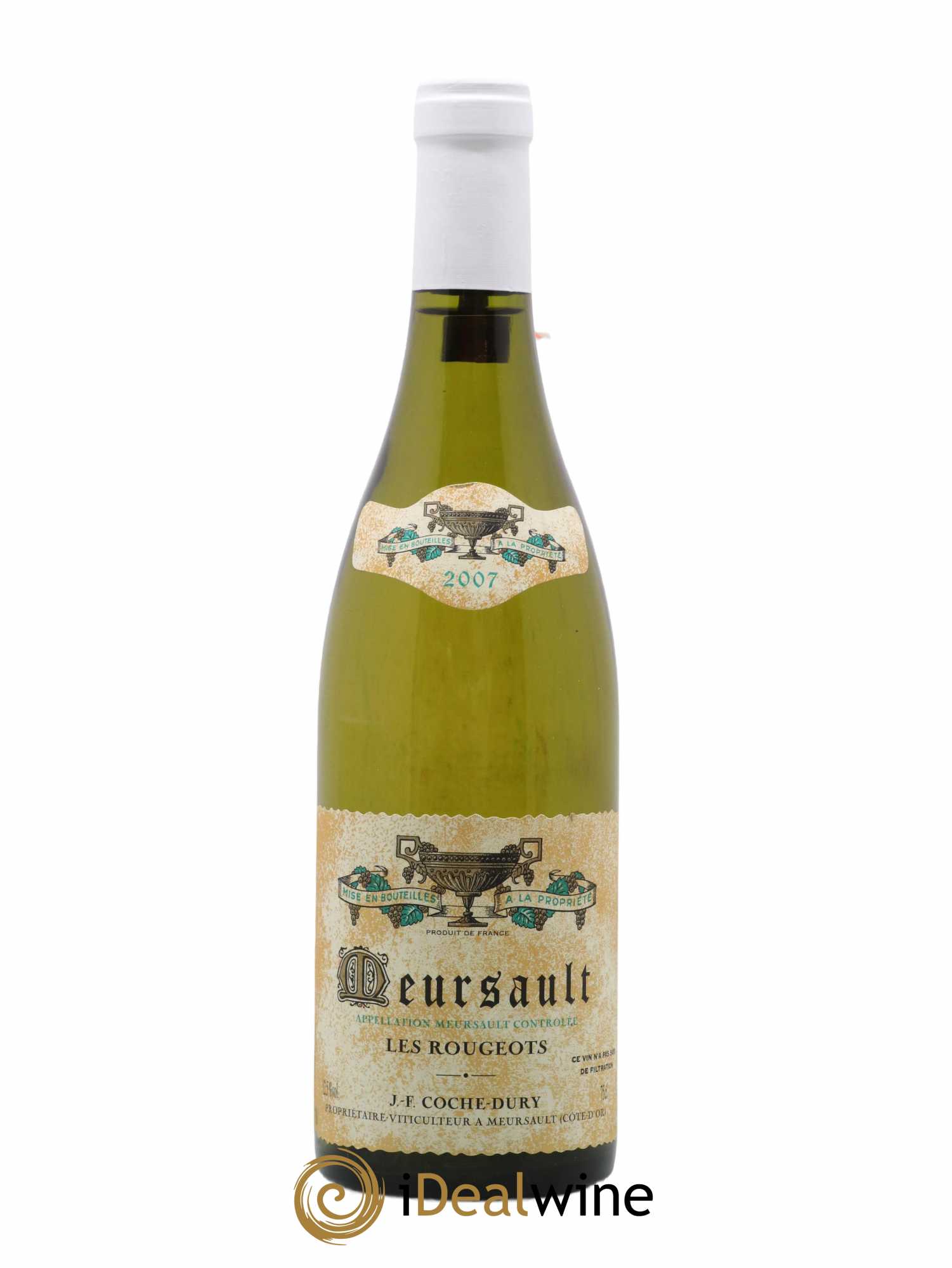 Meursault Les Rougeots Coche Dury (Domaine) 2007 - Lot de 1 bouteille - 0