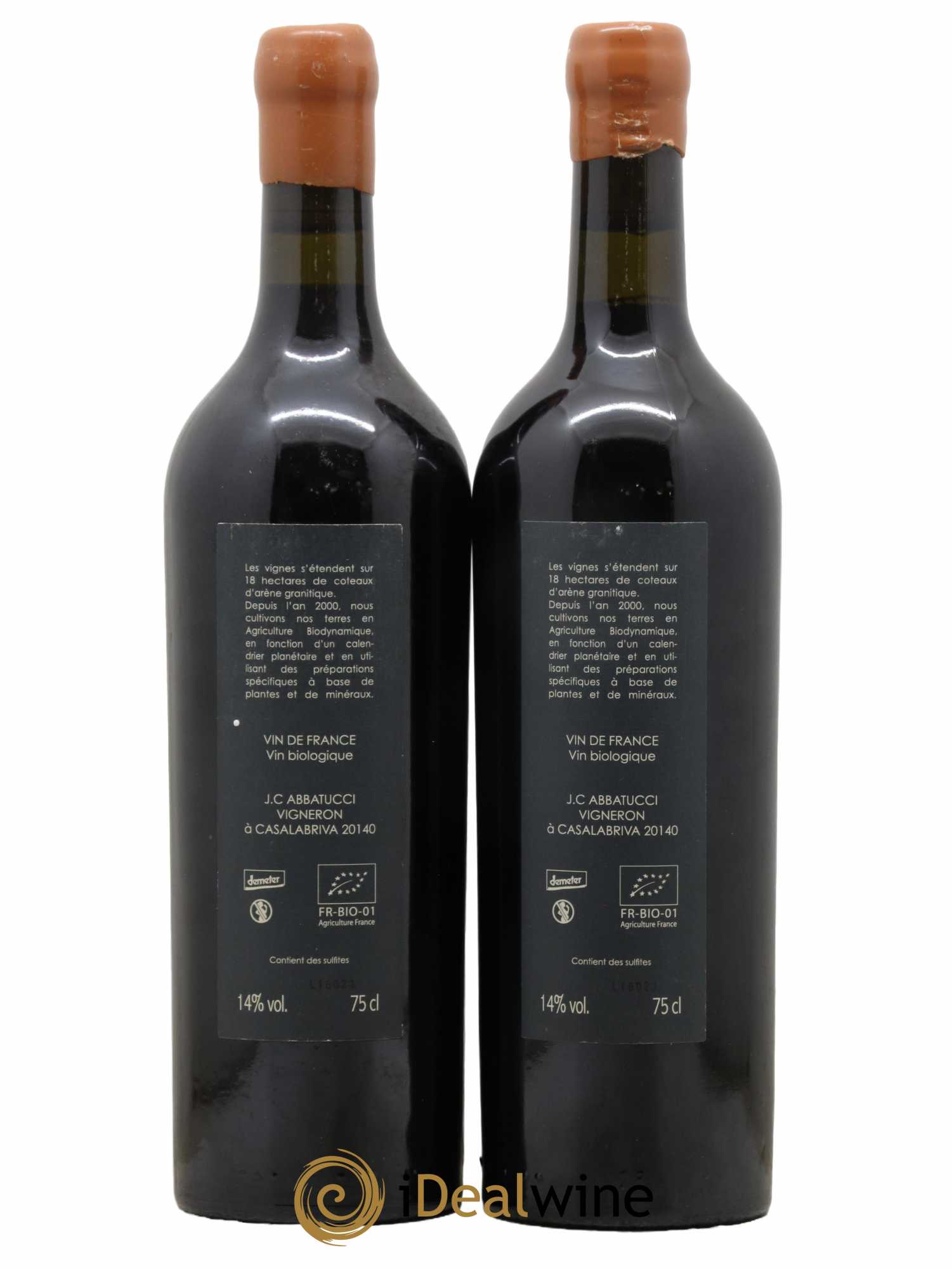Vin de Corse Ministre Impérial Cuvée Collection Comte Abbatucci (Domaine) 2016 - Lot de 2 bouteilles - 1