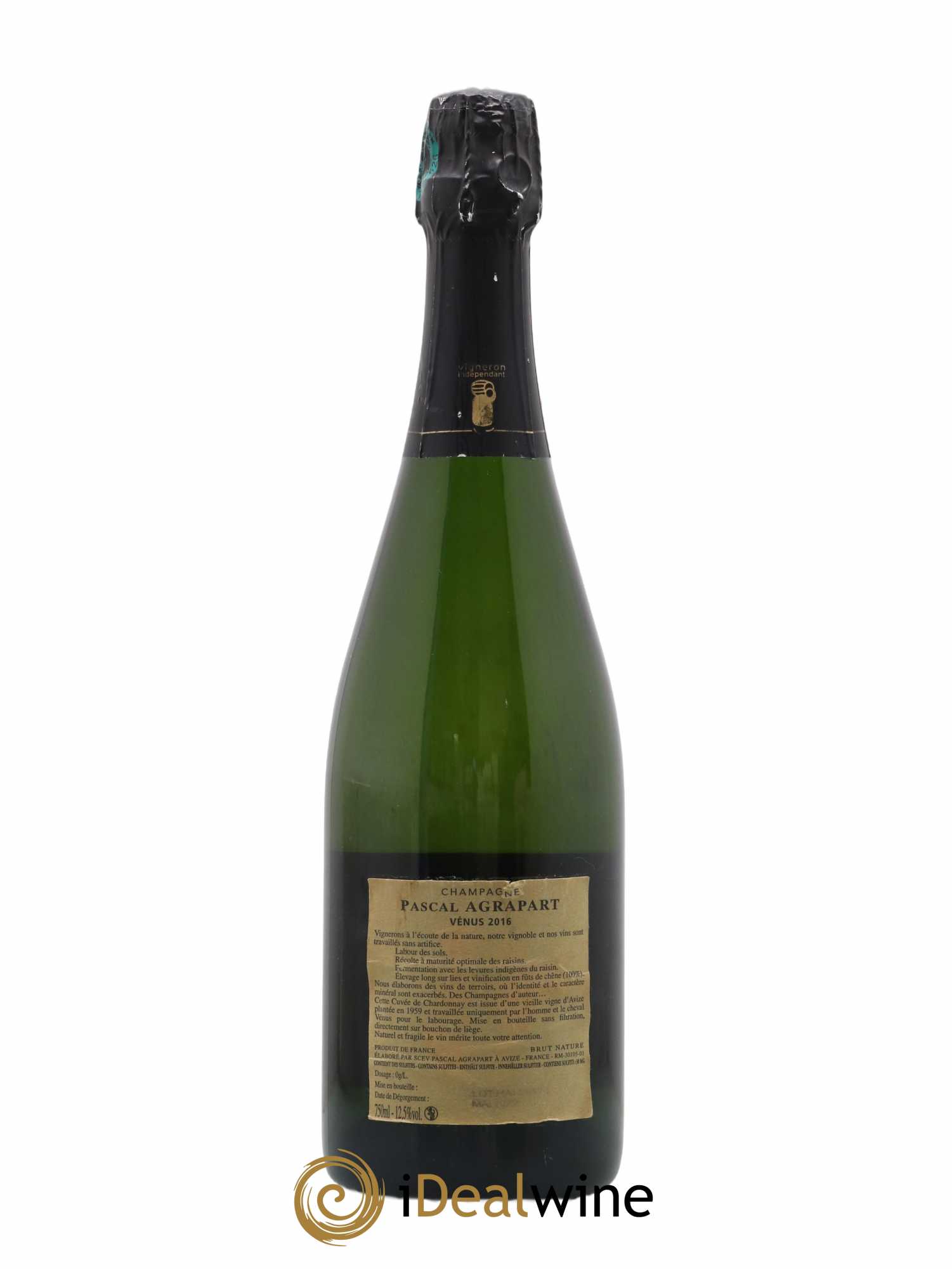 Vénus Blanc de Blancs Brut Nature Pascal Agrapart 2016 - Lot de 1 bouteille - 1