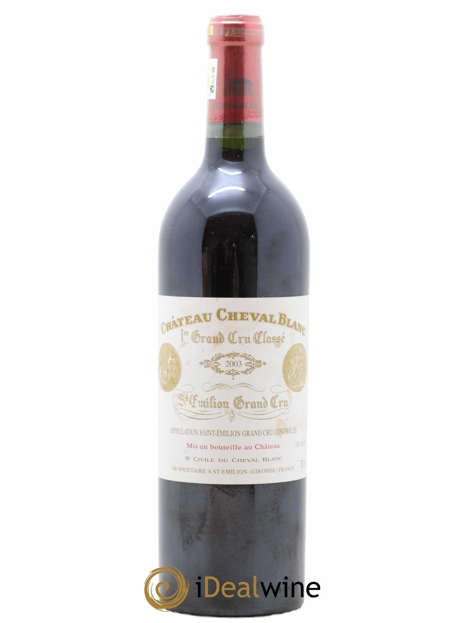 Château Cheval Blanc 1er Grand Cru Classé A 2003 - Lot de 1 bouteille - 0