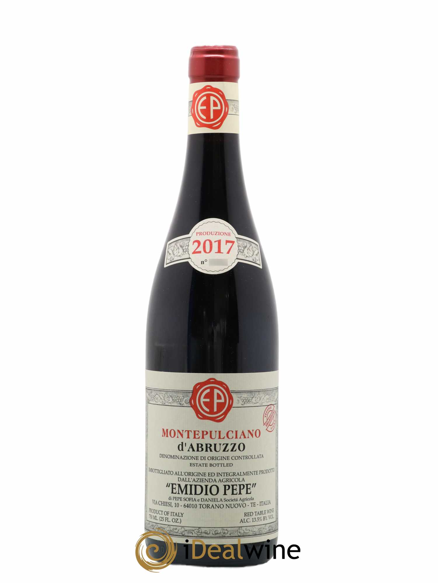 Montepulciano d'Abruzzo DOC Emidio Pepe 2017 - Lot de 1 bouteille - 0