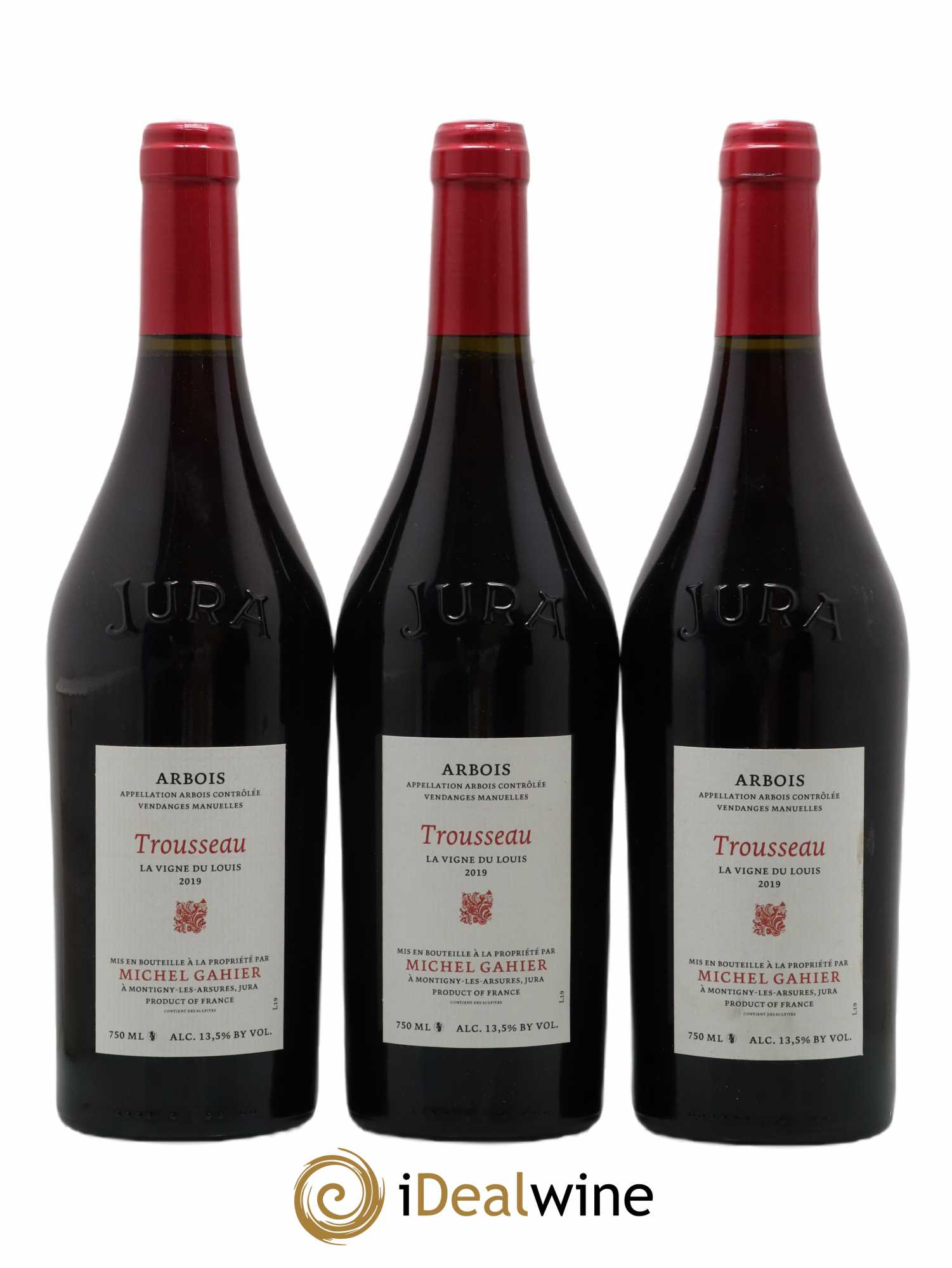 Arbois Trousseau La Vigne du Louis Michel Gahier 2019 - Lot de 3 bouteilles - 0