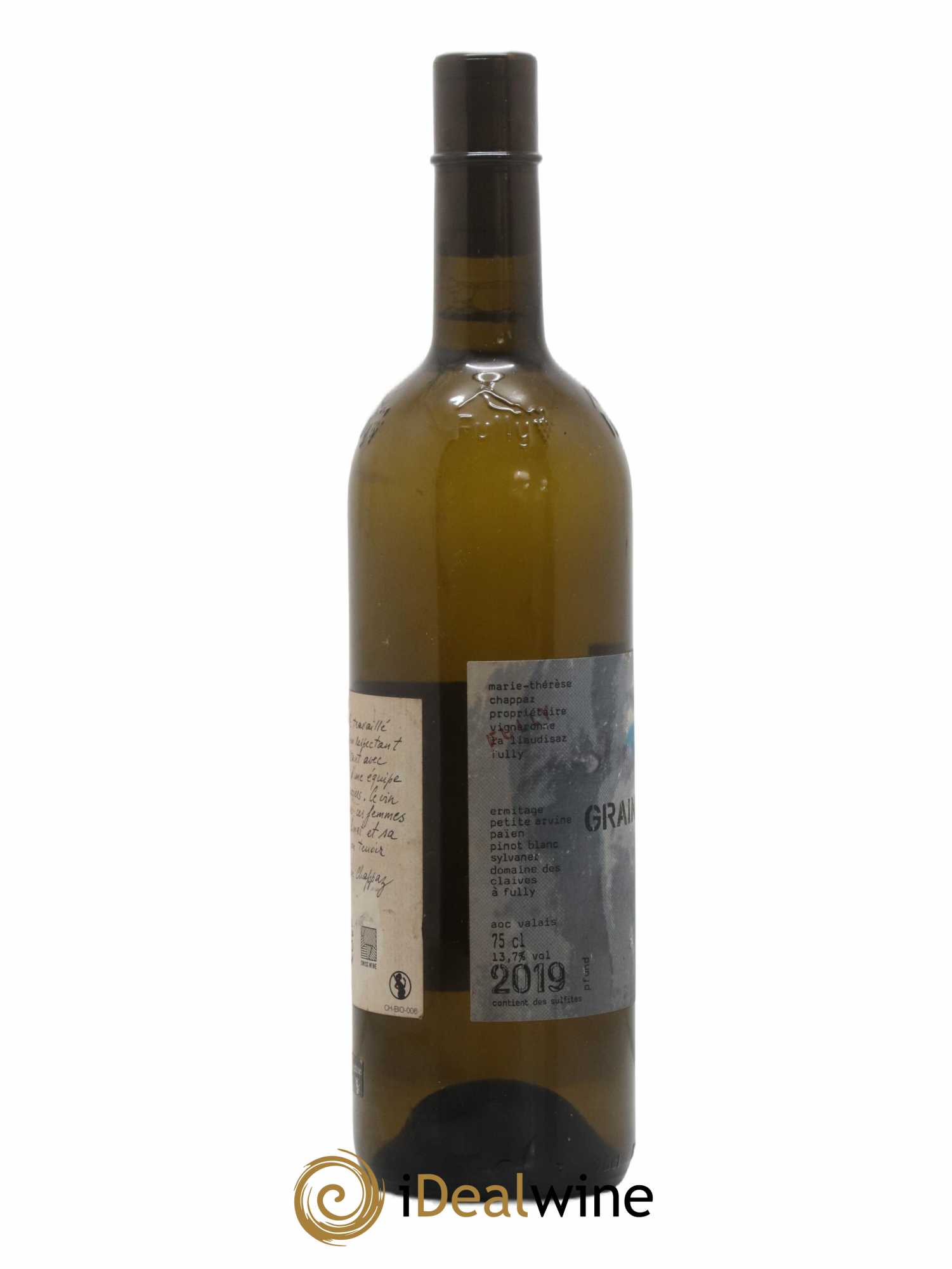 Valais Grain Cinq Marie-Thérèse Chappaz - Domaine Des Claives 2019 - Lot de 1 bouteille - 1