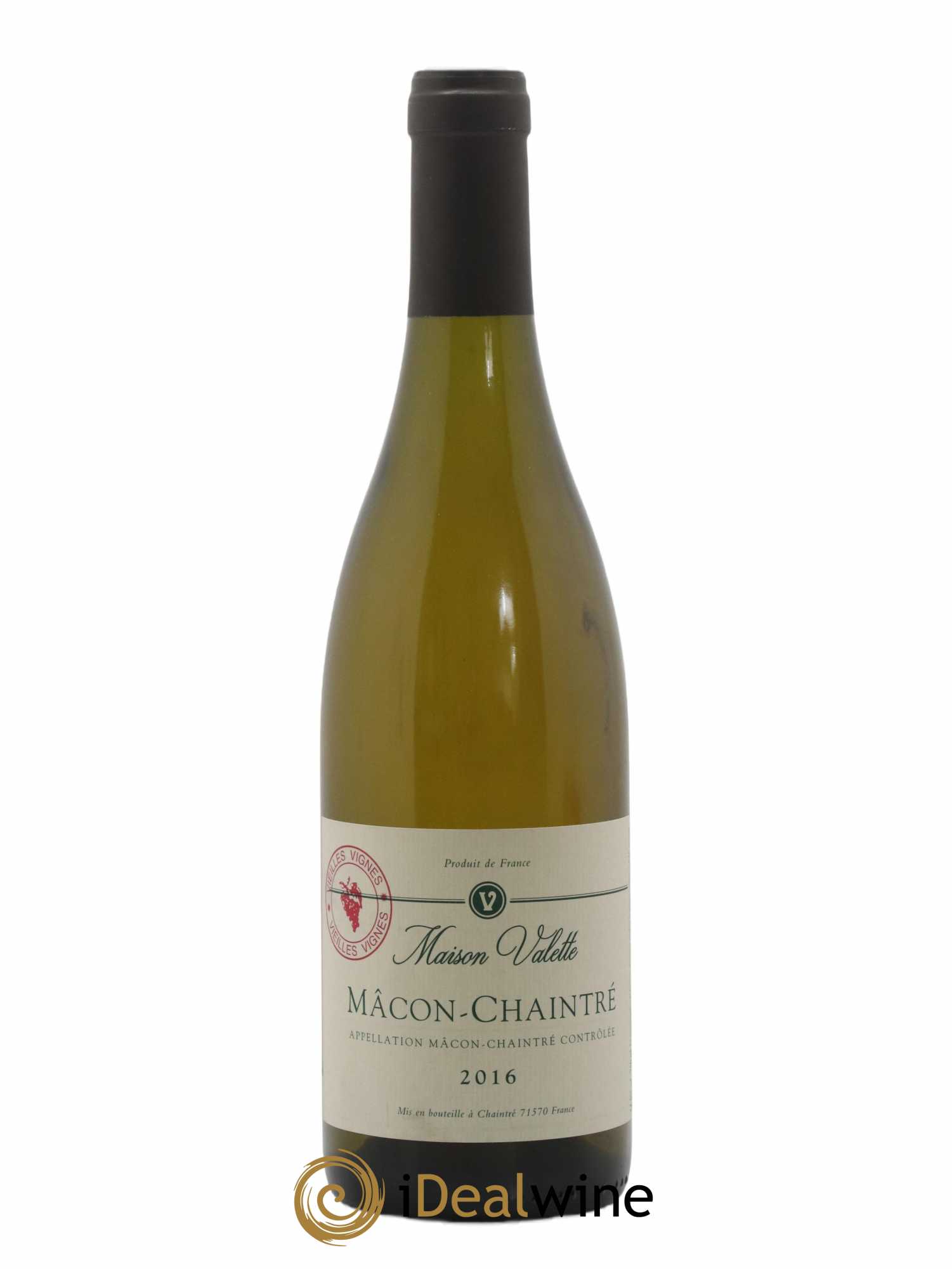Mâcon Chaintré Vieilles Vignes Valette (Domaine) 2016 - Lot de 1 bouteille - 0
