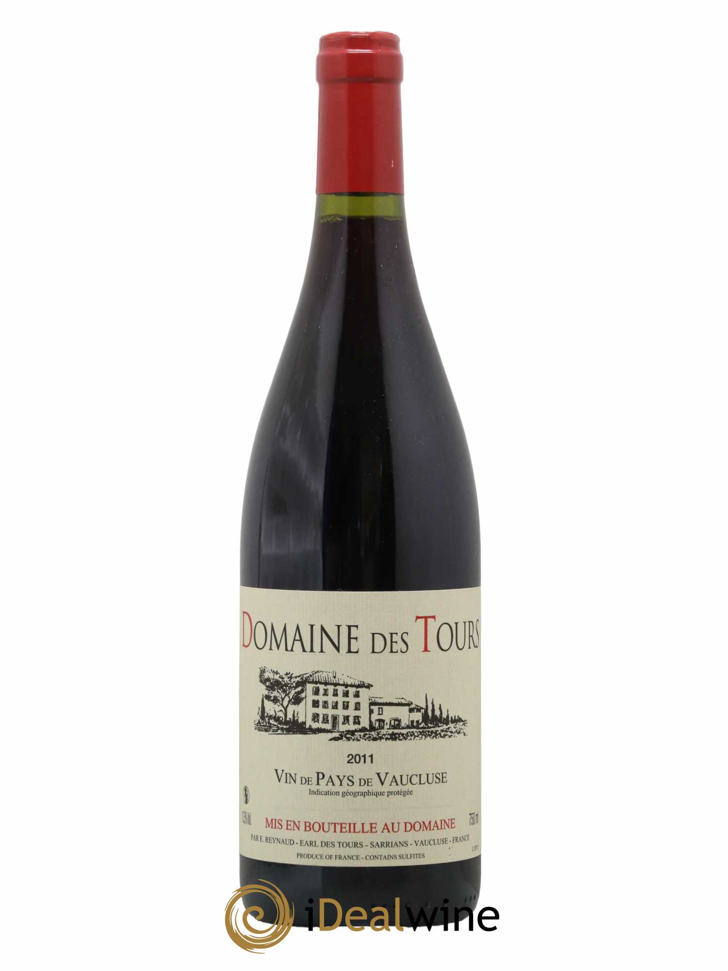 Vaucluse (Vin de Pays de Vaucluse) Domaine des Tours Emmanuel Reynaud 2011 - Lot de 1 bouteille - 0