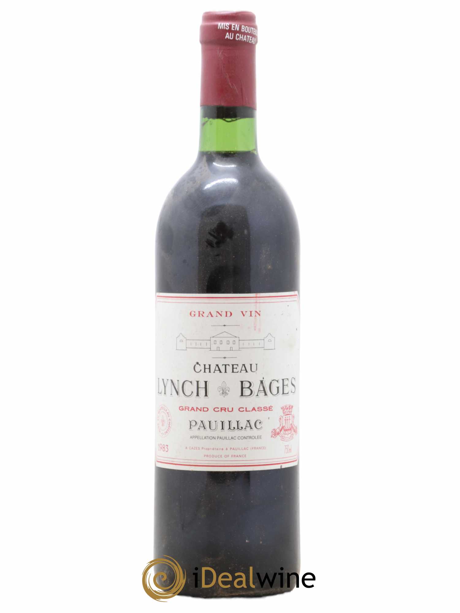 Château Lynch Bages 5ème Grand Cru Classé 1983 - Lot de 1 bouteille - 0