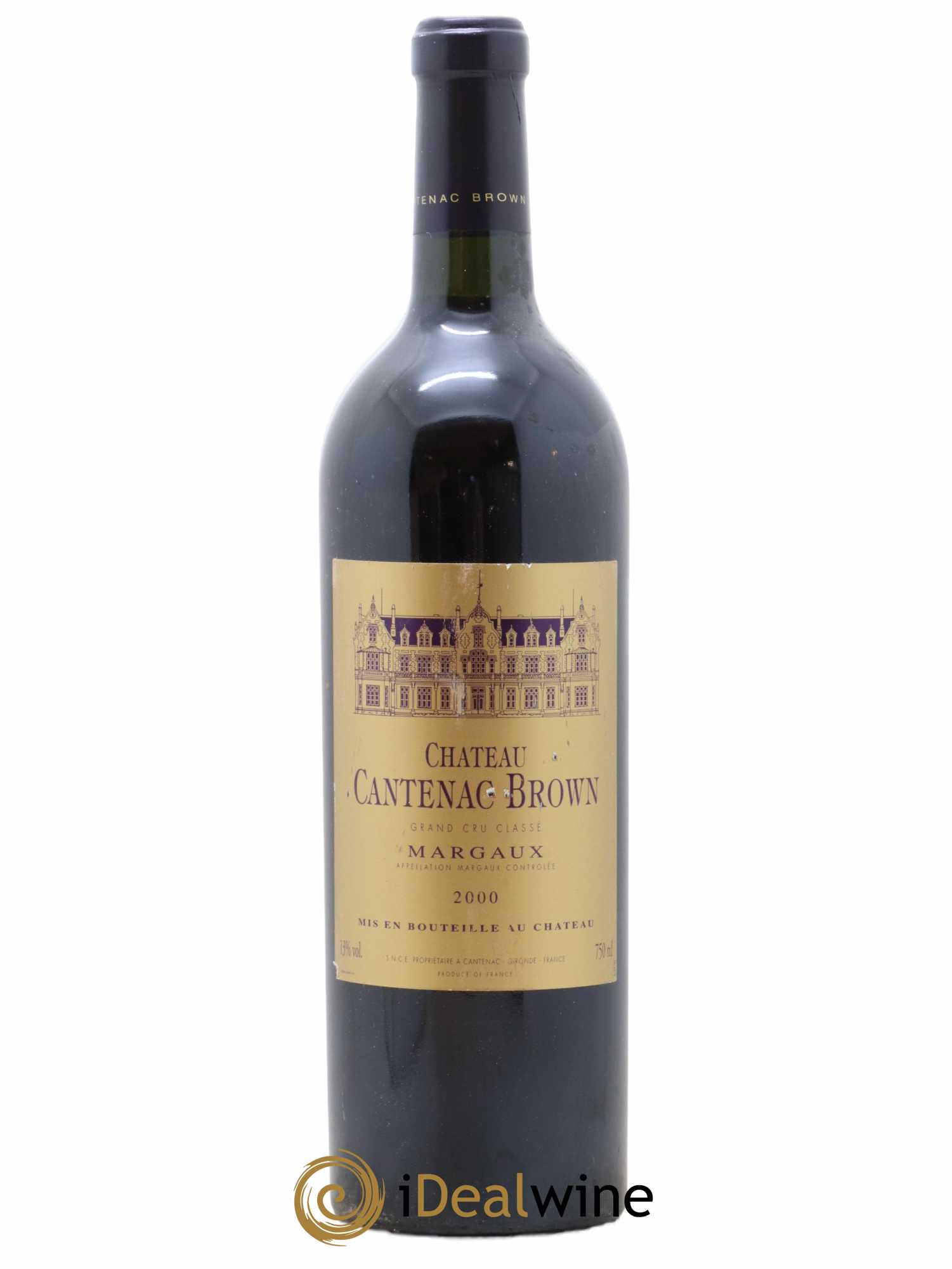 Château Cantenac Brown 3ème Grand Cru Classé 2000 - Lot de 1 bouteille - 0