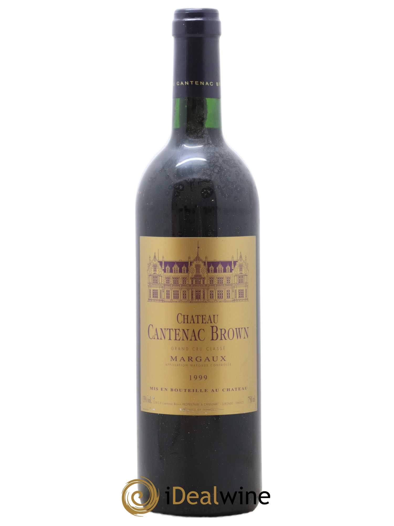 Château Cantenac Brown 3ème Grand Cru Classé 1999 - Lot de 1 bouteille - 0