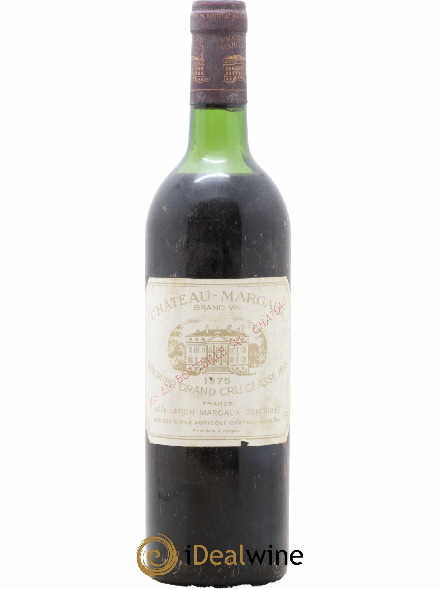 Château Margaux 1er Grand Cru Classé 1975 - Lot de 1 bouteille - 0