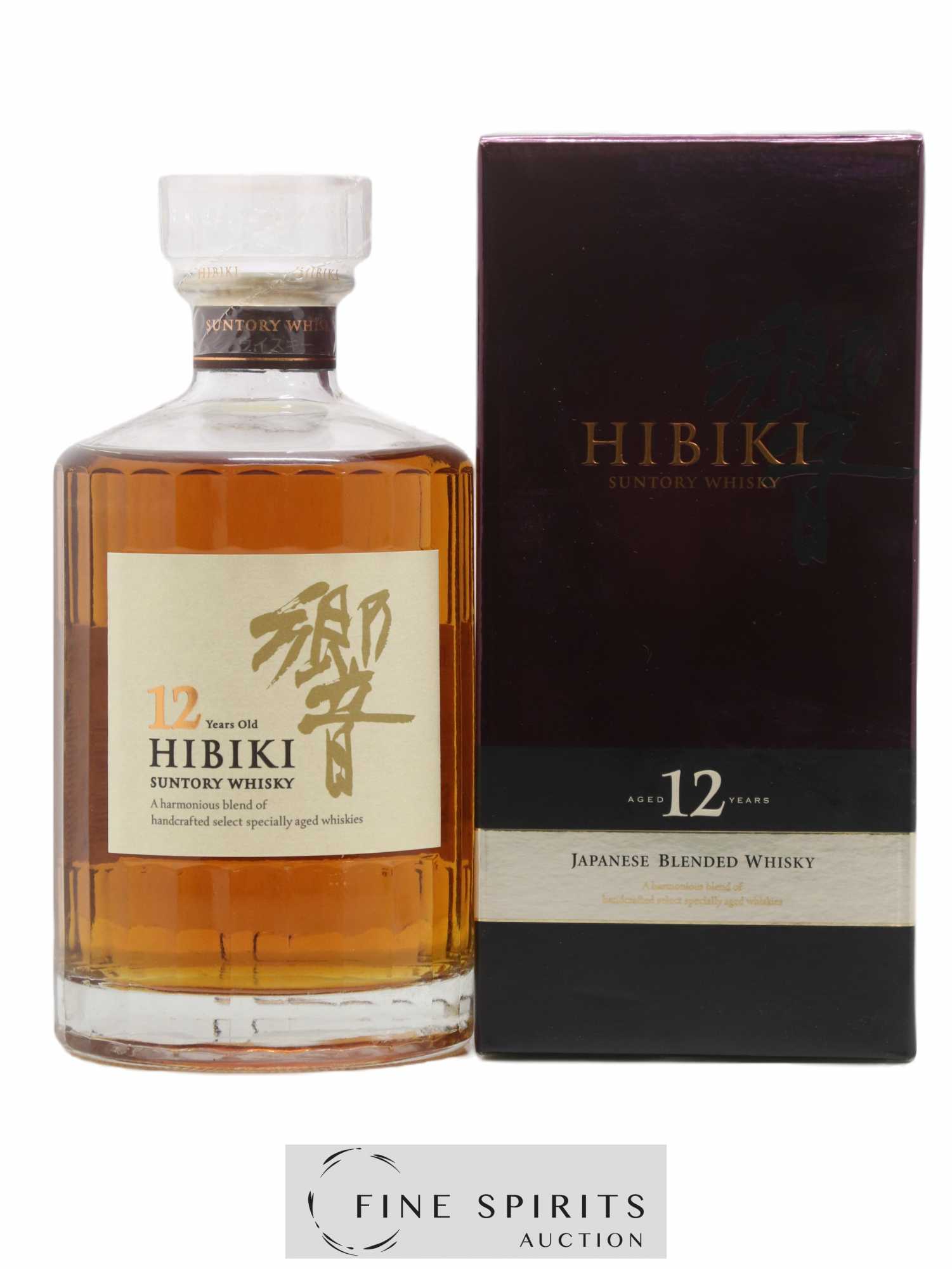 Hibiki 12 years Of. Suntory (70cl.) - Lot de 1 bouteille - 0